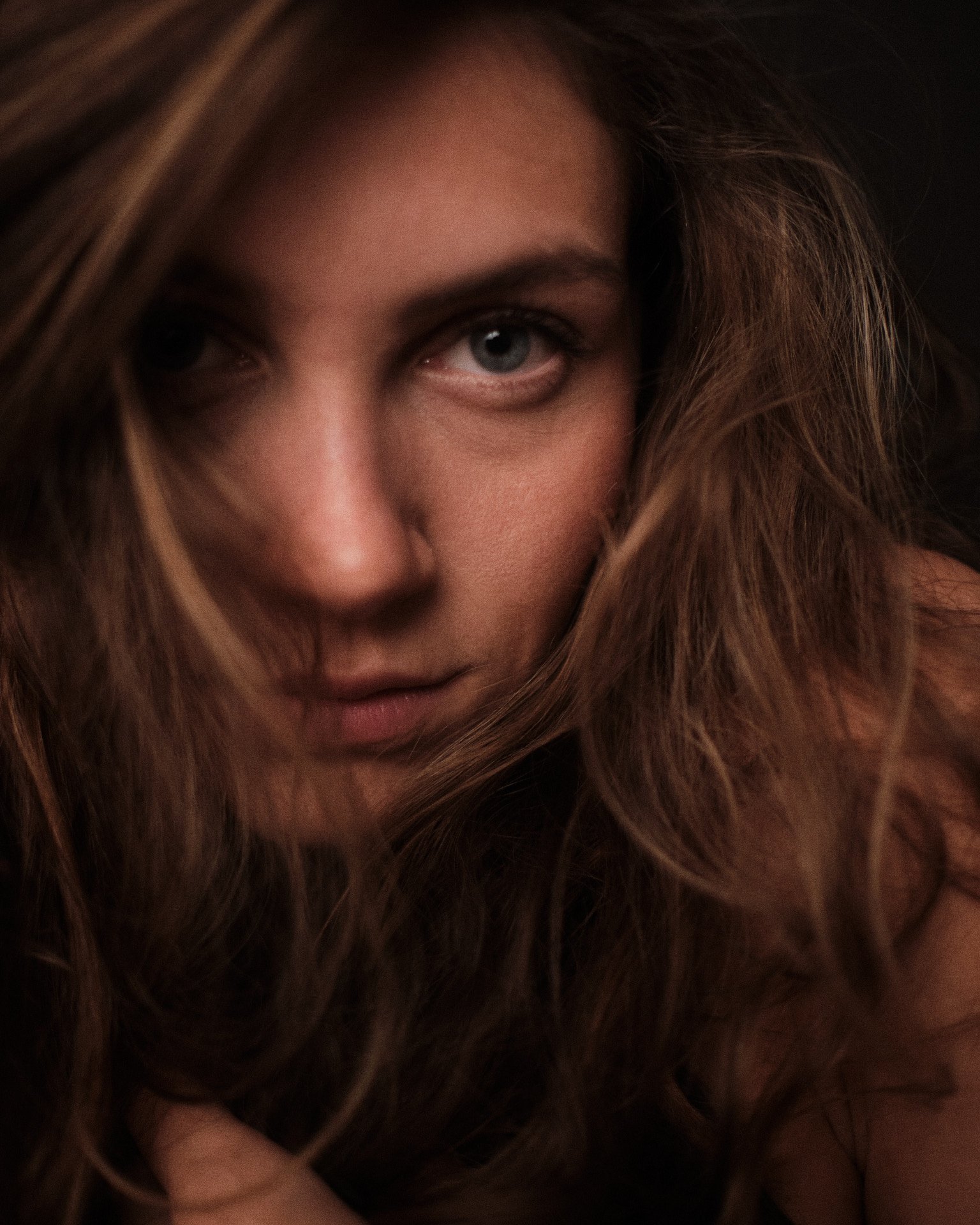 Kreative Portraits im Fotostudio.