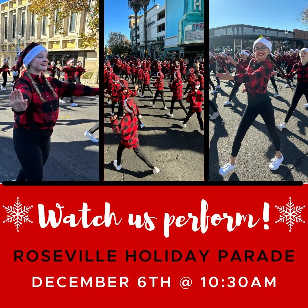 The  Sylvia Besana Holiday Parade in Downtown Roseville is TODAY!  Come out and watch our PDC dancers perform in this fun annual event!! ❤️❄️☃️❄️❤️

#PDCFamily #roseville #rosevilleca #dance #dancelife #dancer #dancerlife #dancestudiolife #dancestudi
