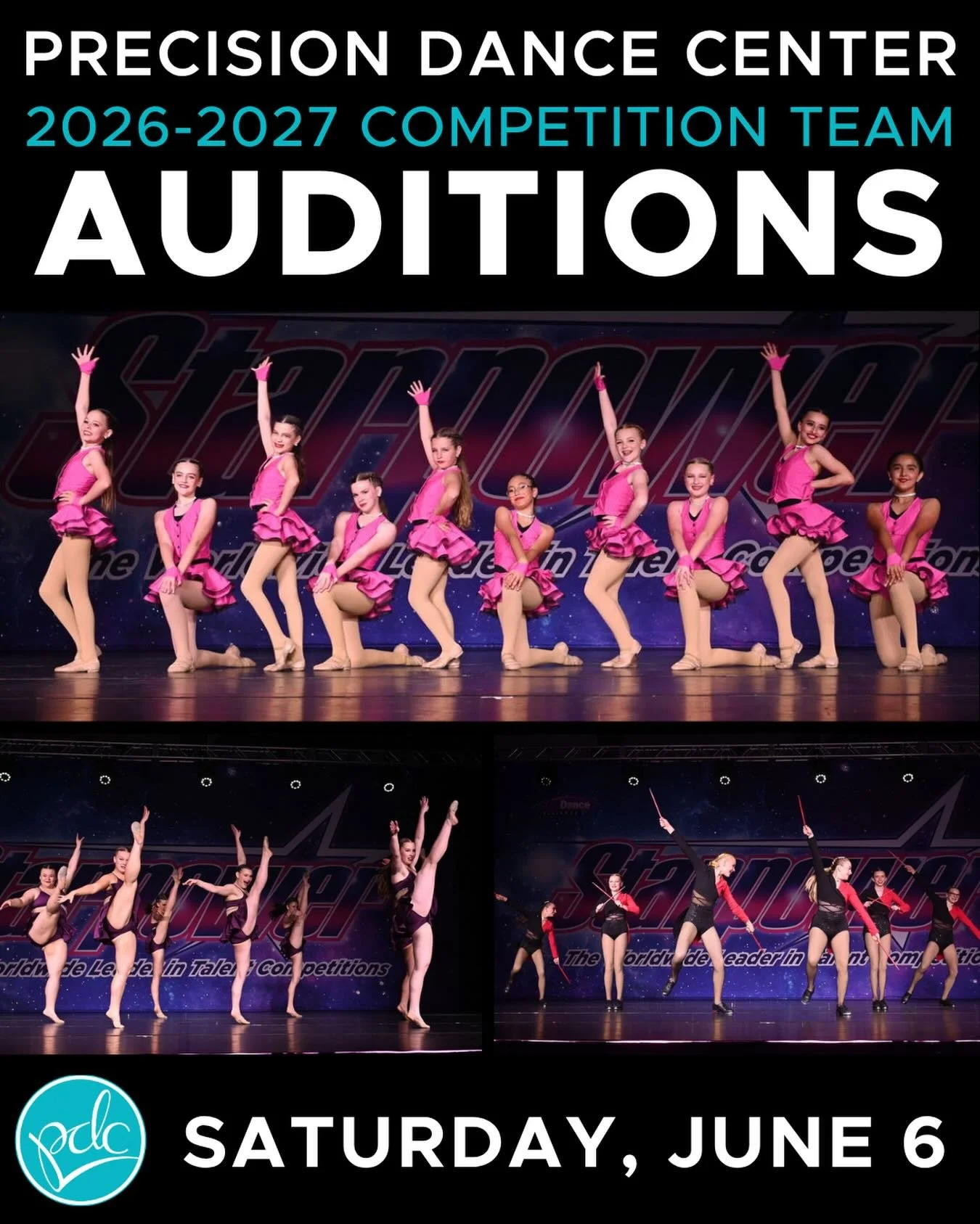 Auditions are just 9 weeks away!

We&rsquo;re looking for dedicated, hardworking dancers ages 4&ndash;19 who are ready to grow, challenge themselves, and take their training to the next level 💥

At Precision Dance Center, we offer competitive opport