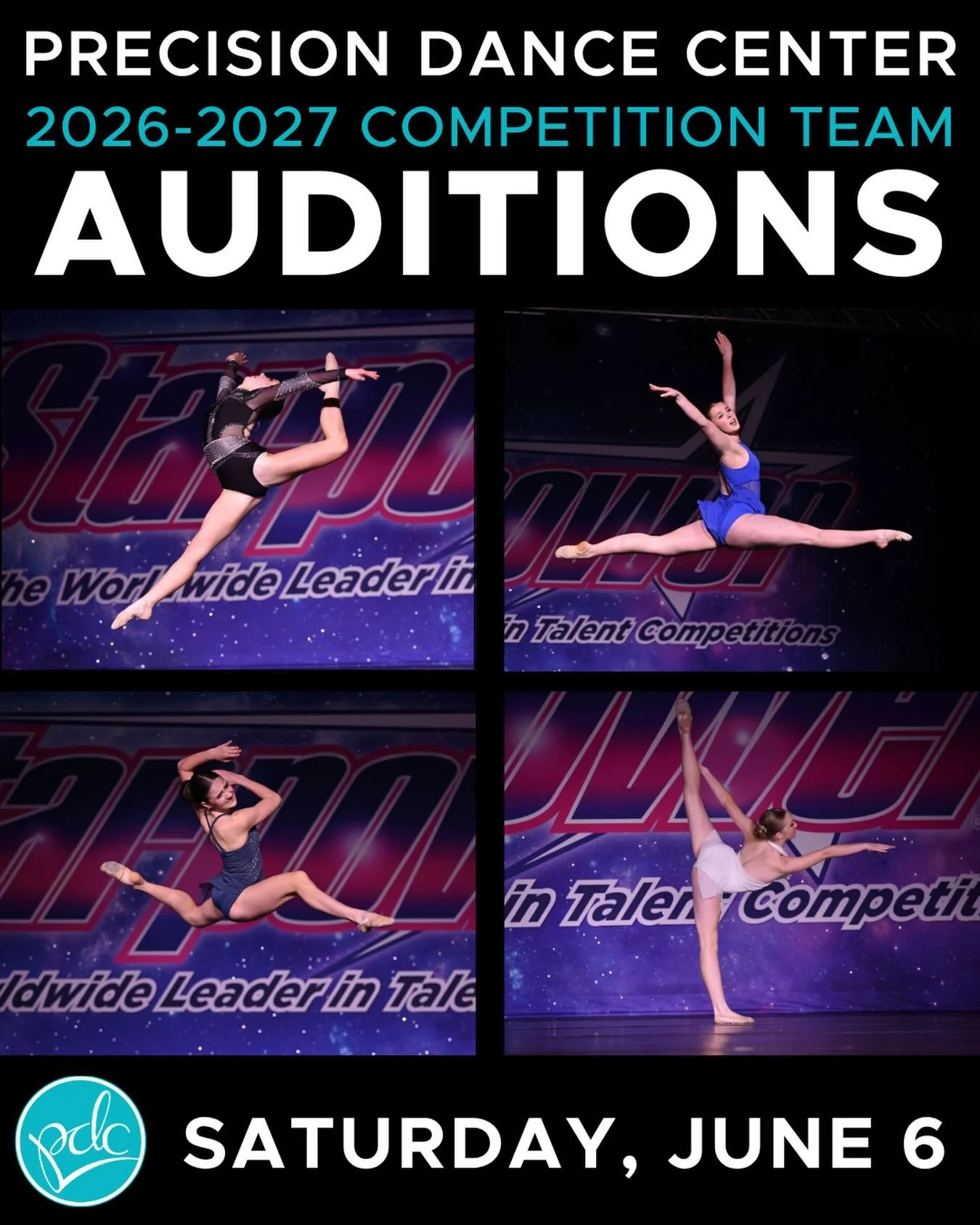Auditions are just 7️⃣ weeks away!

We&rsquo;re looking for dedicated, hardworking dancers ages 4&ndash;19 who are ready to grow, challenge themselves, and take their training to the next level 💥

At Precision Dance Center, we offer competitive oppo