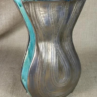 Metallic Vase