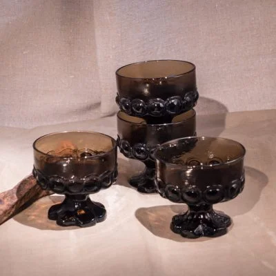 Smoky Franciscan Madeira Sorbet Glasses
