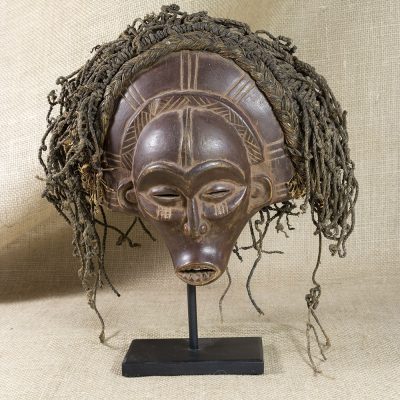 Chokwe Mwana Pwo Mask with Crown
