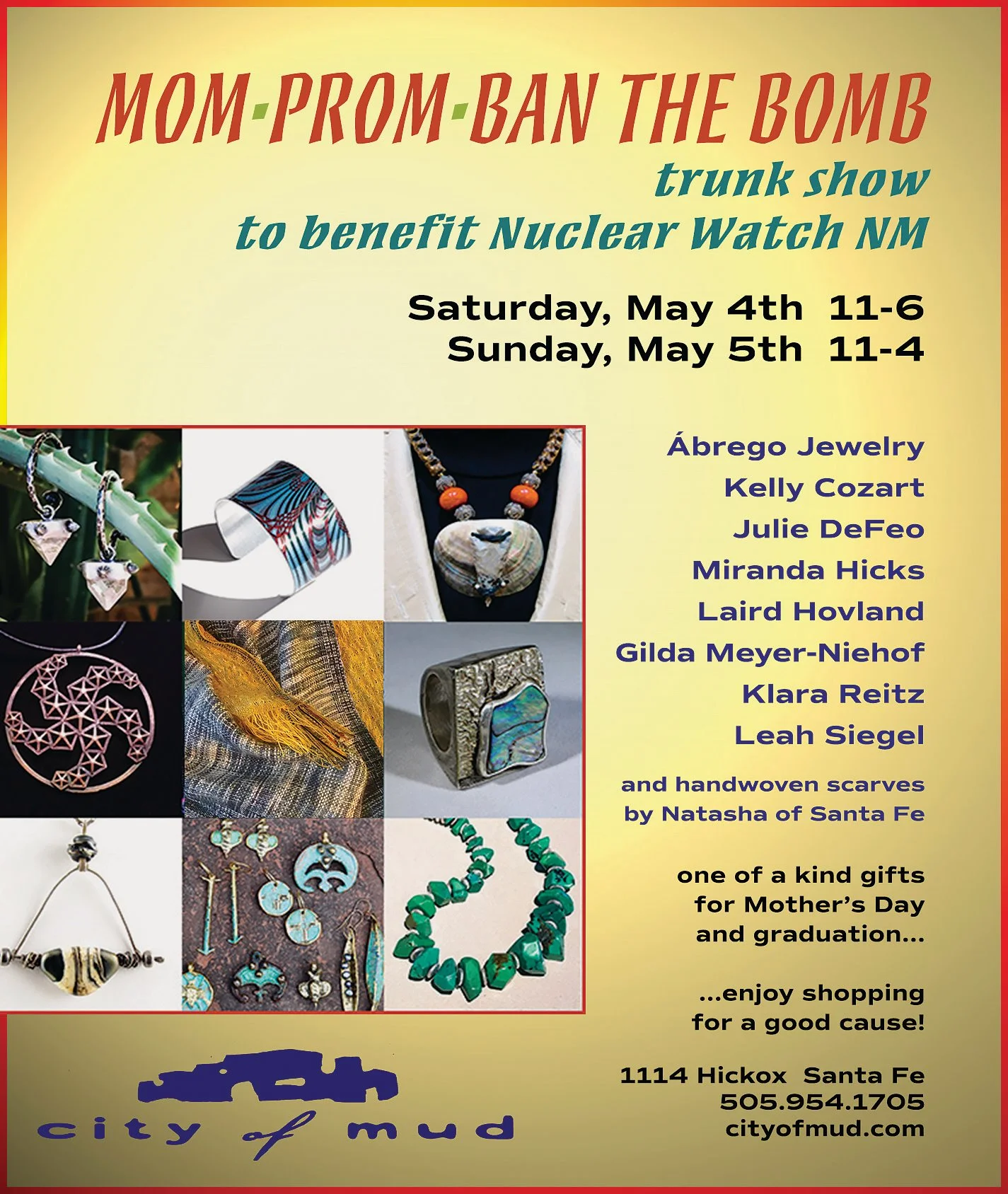 Mom, Prom, Ban the Bomb: Jewelry Trunk Show