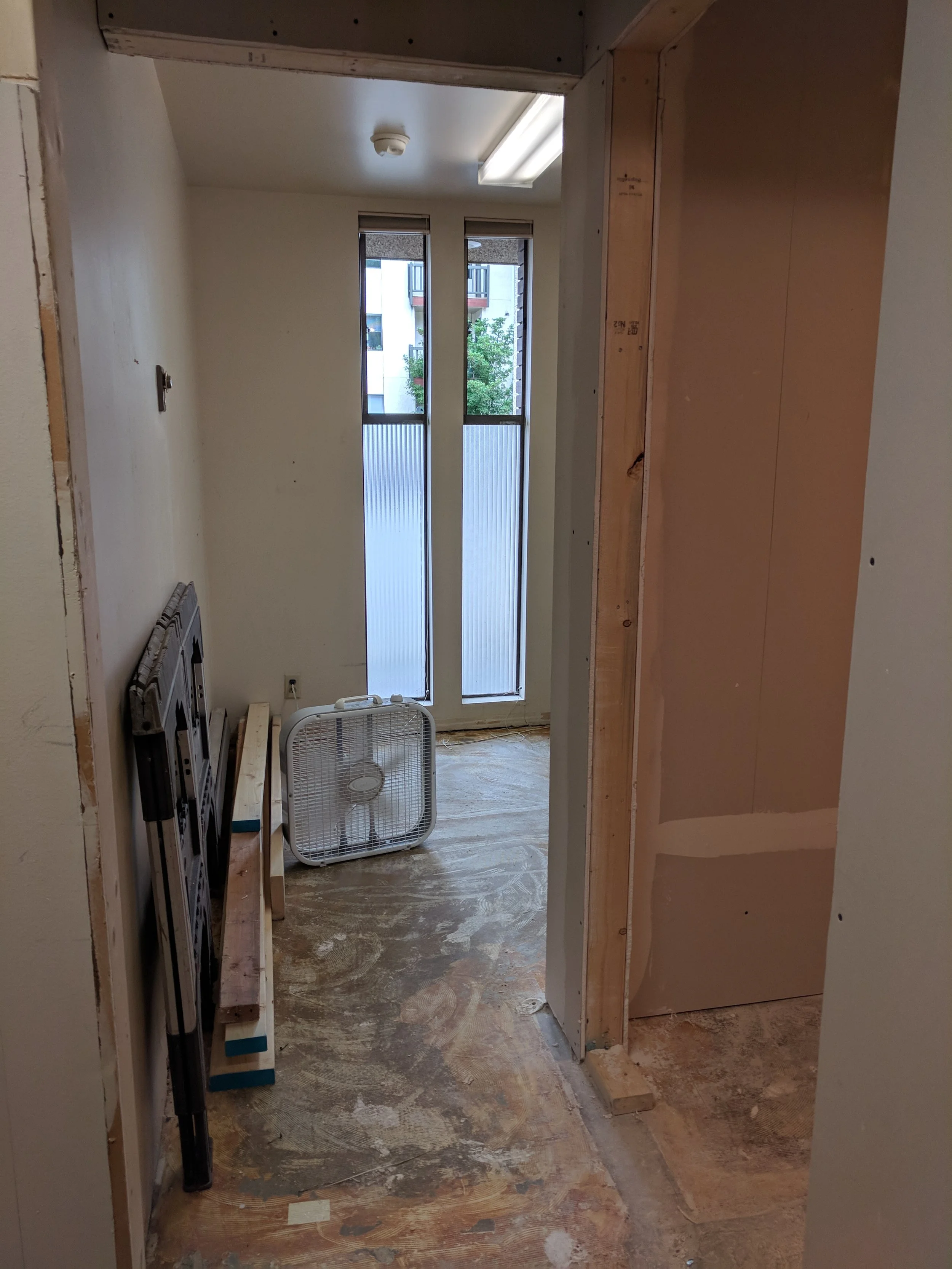 Expanding the bathroom to accommodate families 