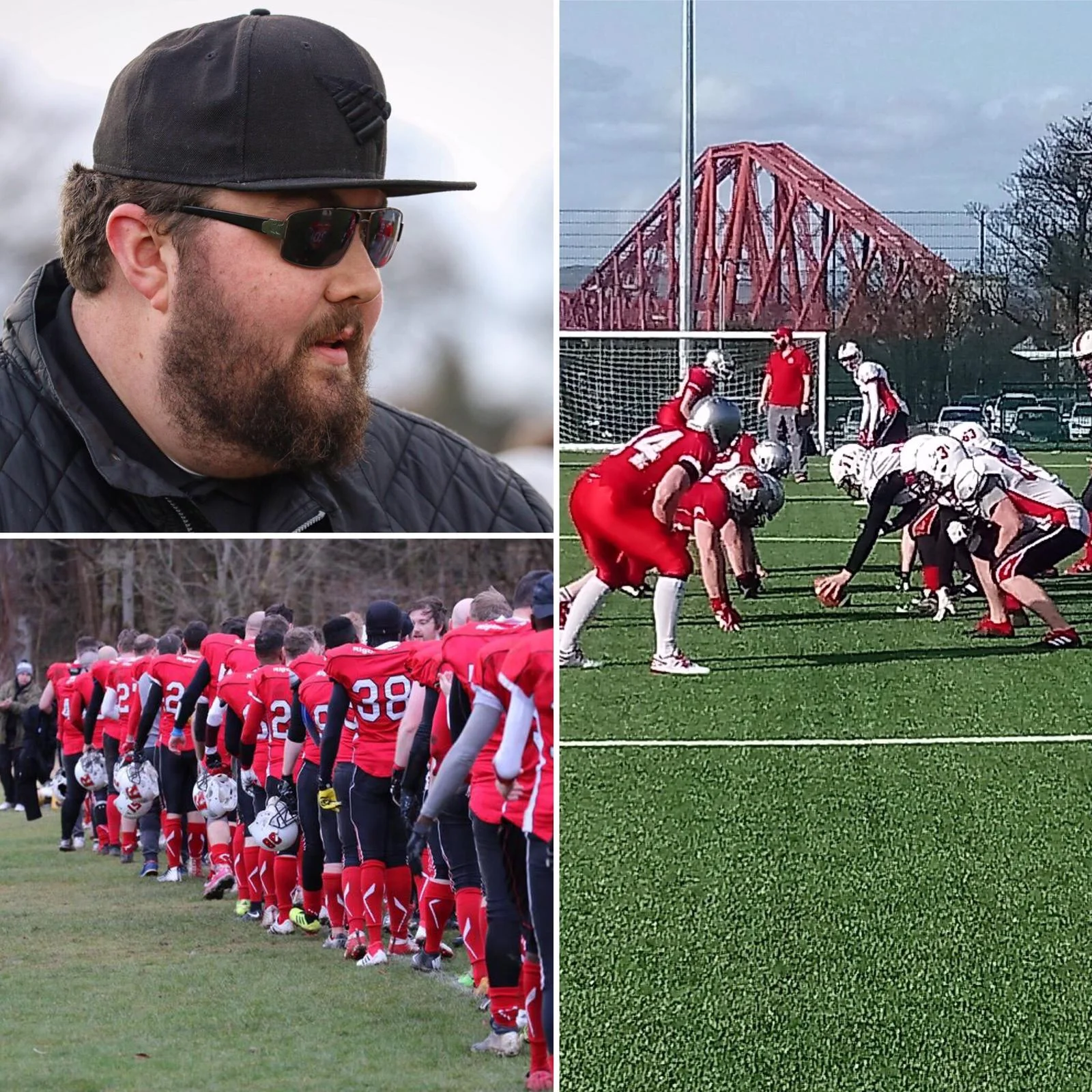 Head Coach Bryce Stevenson (top) and our two preseason outings vs Clyde Valley (bottom) and the Edinburgh Wolves (right)