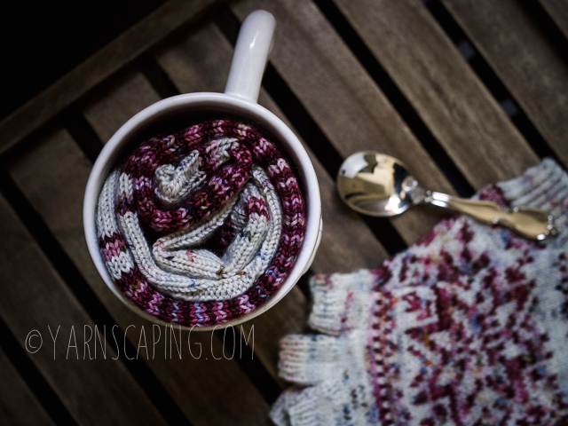 Vanilla Socks; Yarn by Lavender Lune & MacheteShoppe in collaboration for the Indie Project