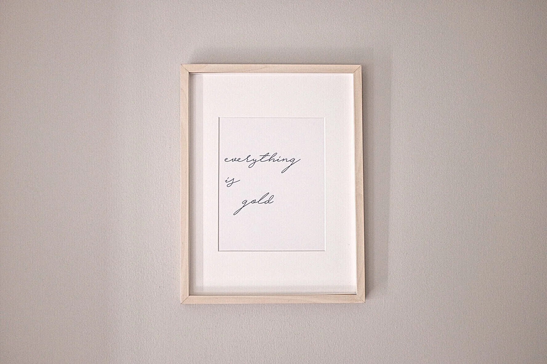 Everything Is Gold Print - The Prams