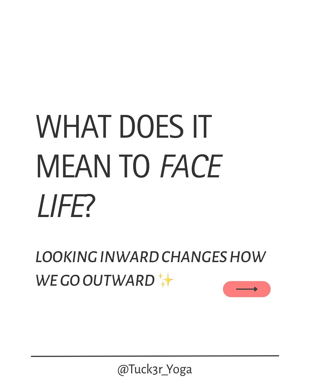 ✨ Facing life is facing the walls we’ve built inside and the wounded parts we’re protecting behind them.
Life is entropy. Facing life is facing the chaos, letting go of the gripping and controlling.
This to me is the slow growth of tr