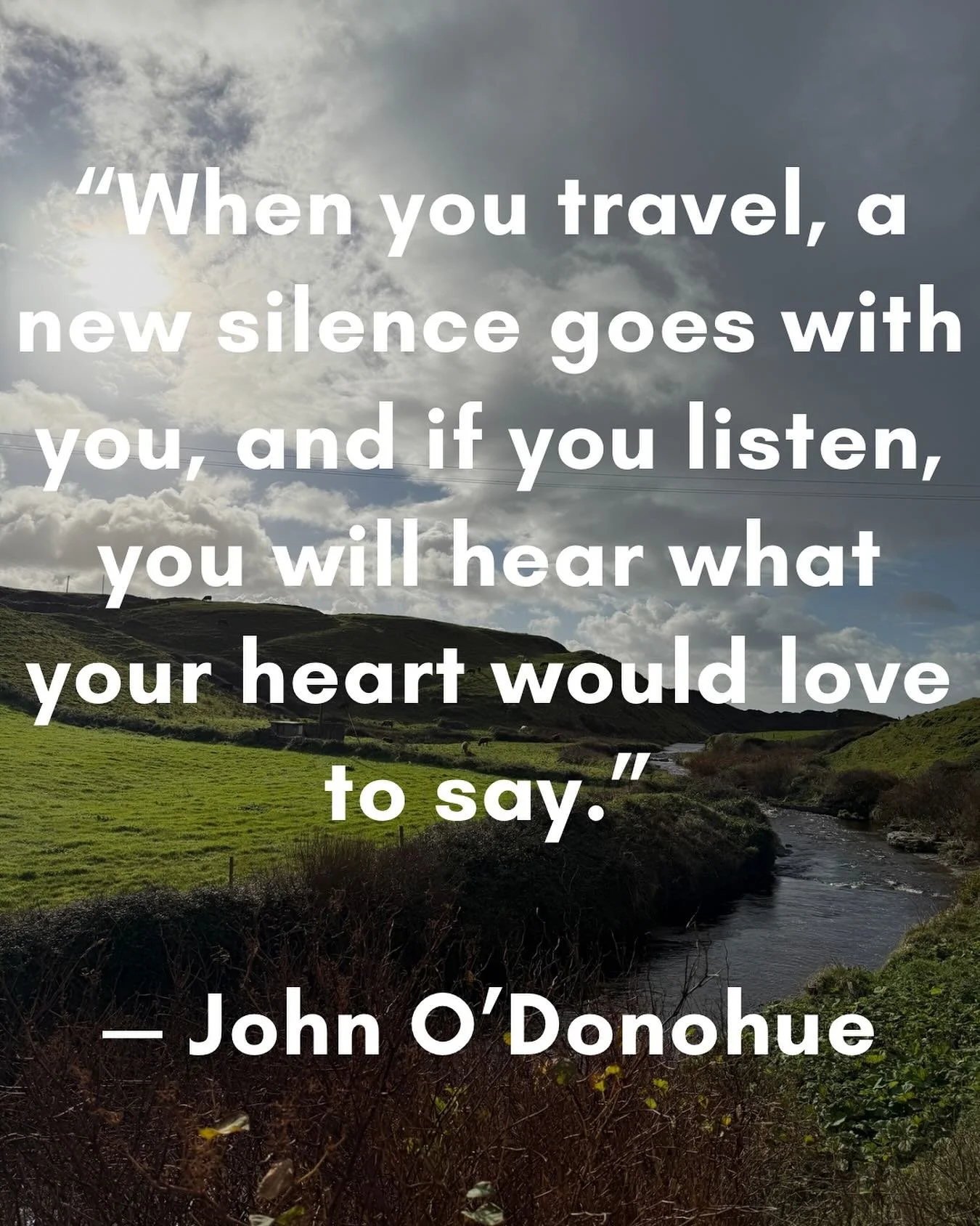 Greetings from greeeeen Ireland! 💚

Y&rsquo;all, this place is pure magic&mdash;misty, mossy, rocky&mdash;ancient and powerful. 😭 

I came with no plan, just open to let spirit and intuition guide the way.

There were moments of fear (narrow roads,