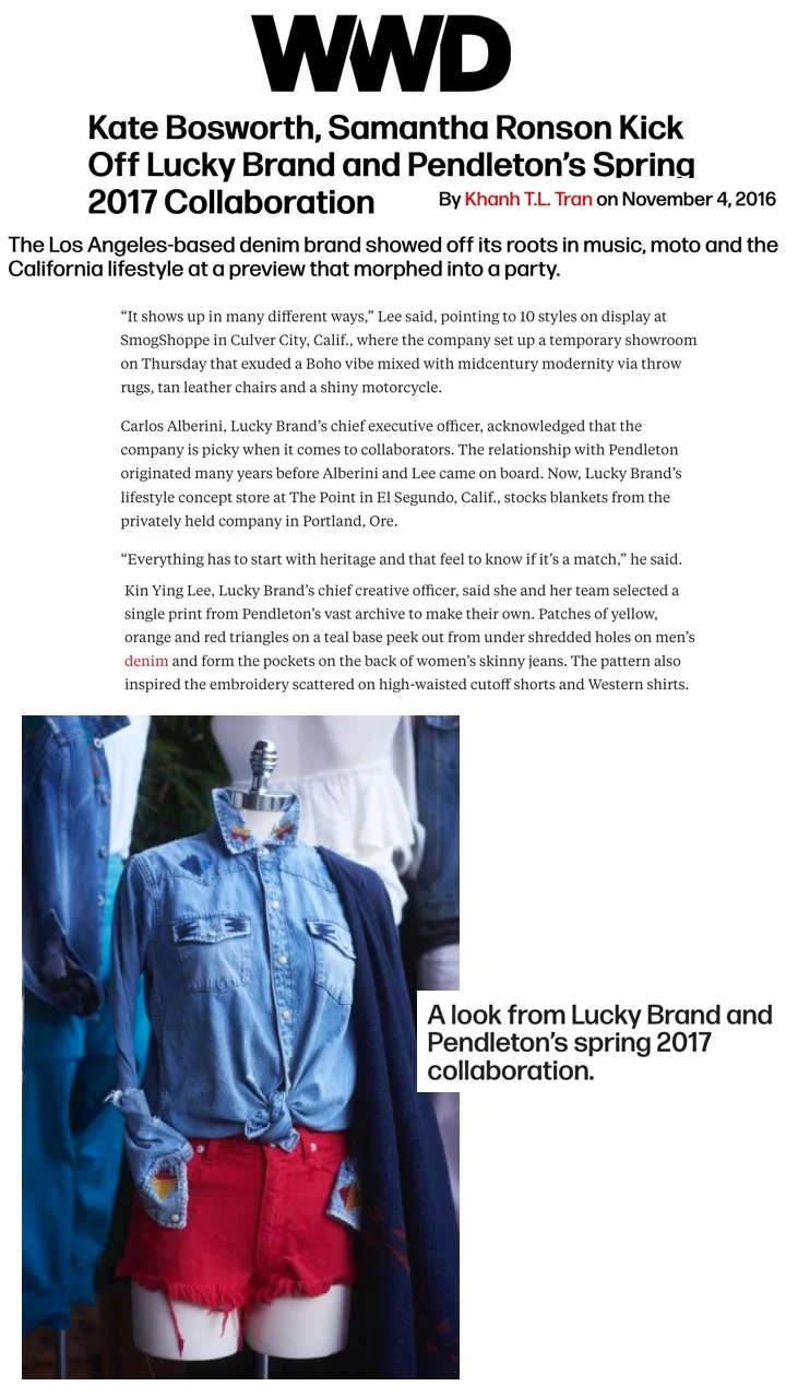 lucky brand pendleton