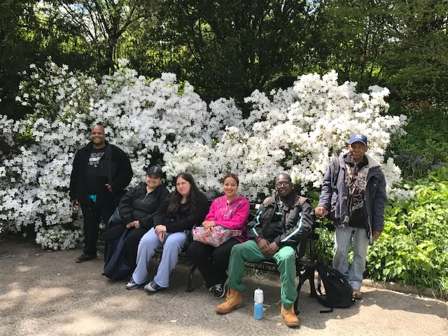The gardening team visits Central Park's conservatory.