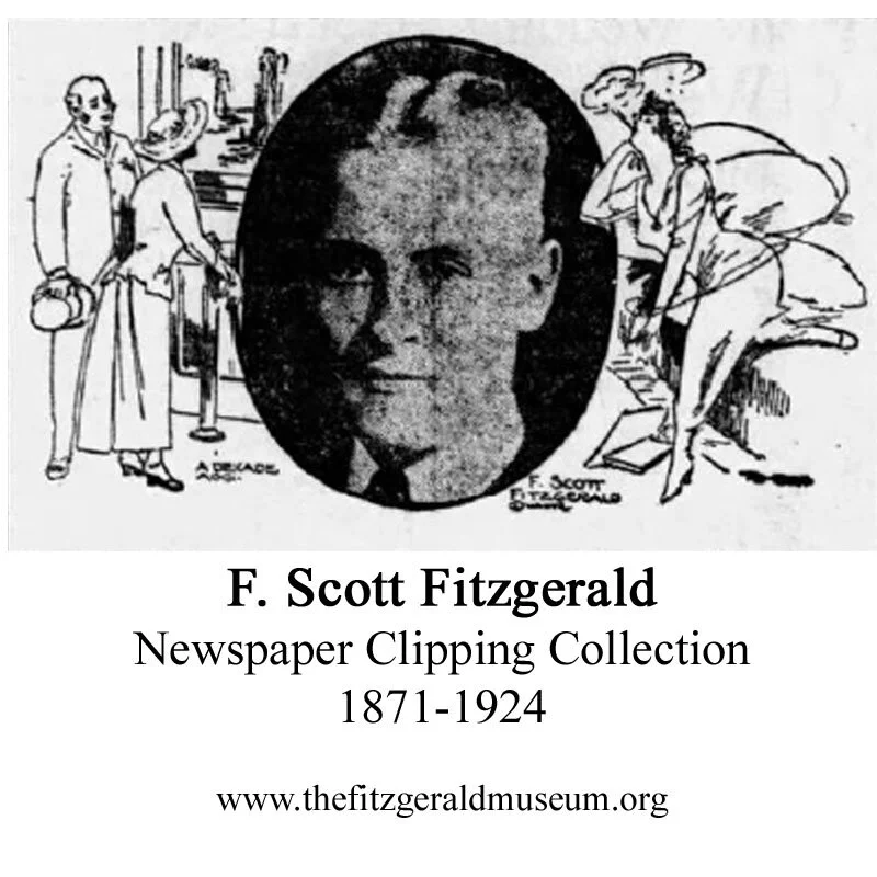 Fitzgerald Newspaper Clipping Collection The Scott Zelda Fitzgerald Museum
