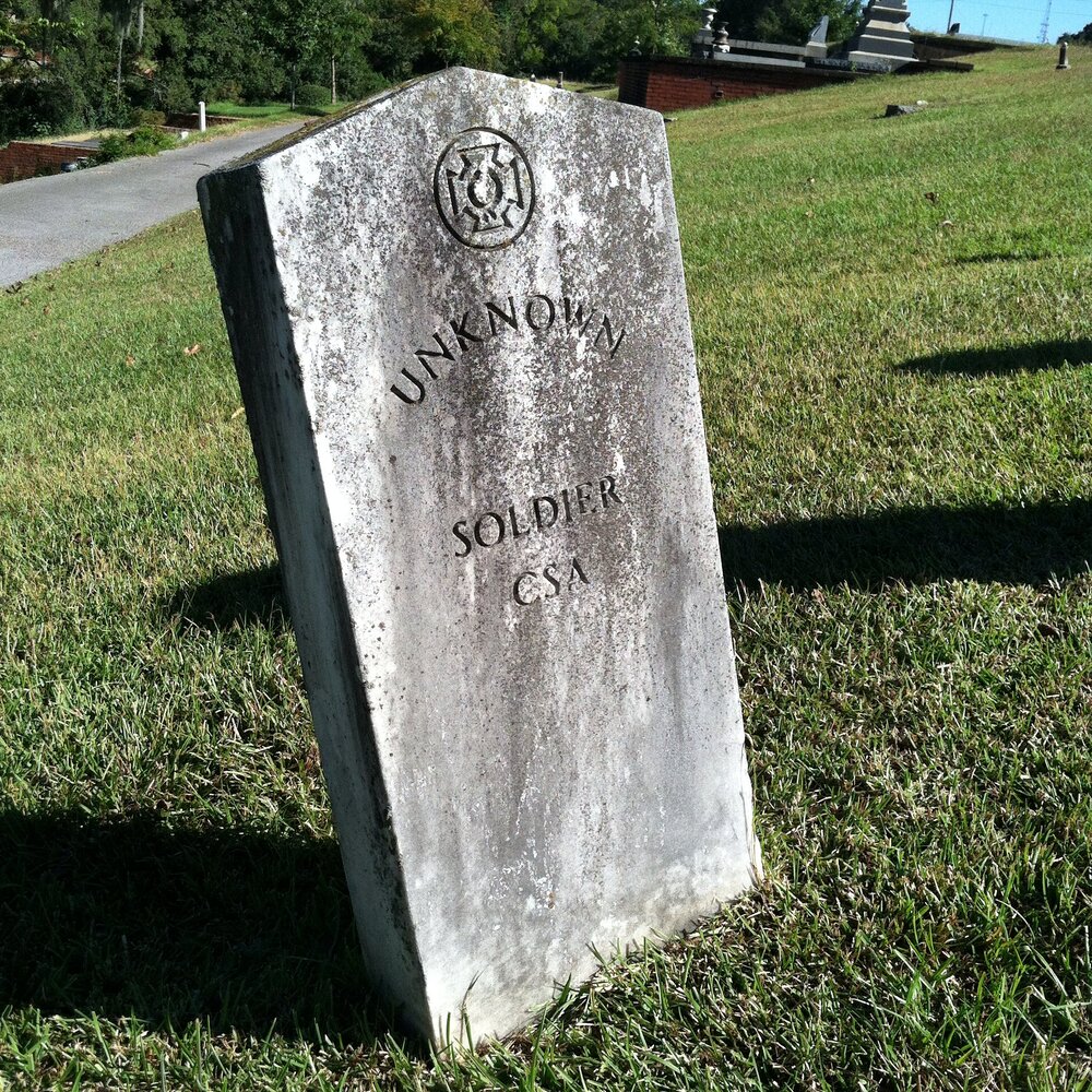 Unknow Confederate Gravemarker