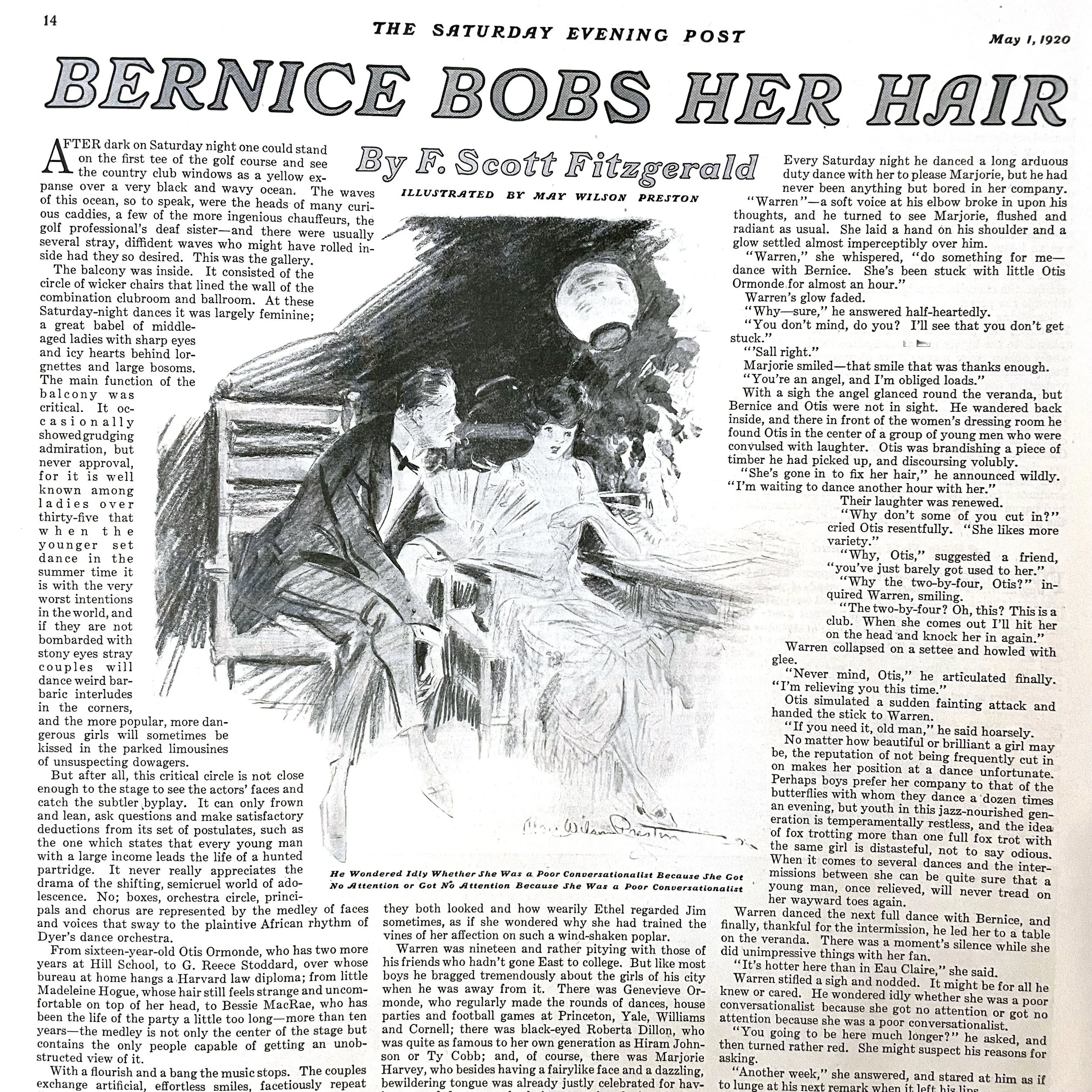 Fitz Tales: Bernice Bobs Her Hair