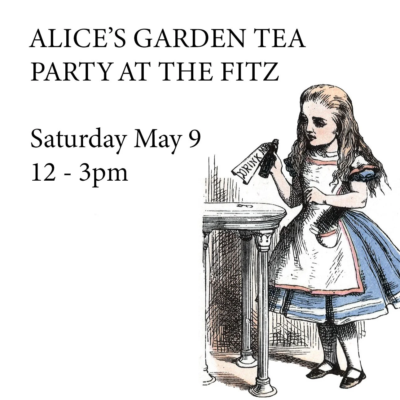 Alice's Garden Tea Party - Pre Mother's Day Tea