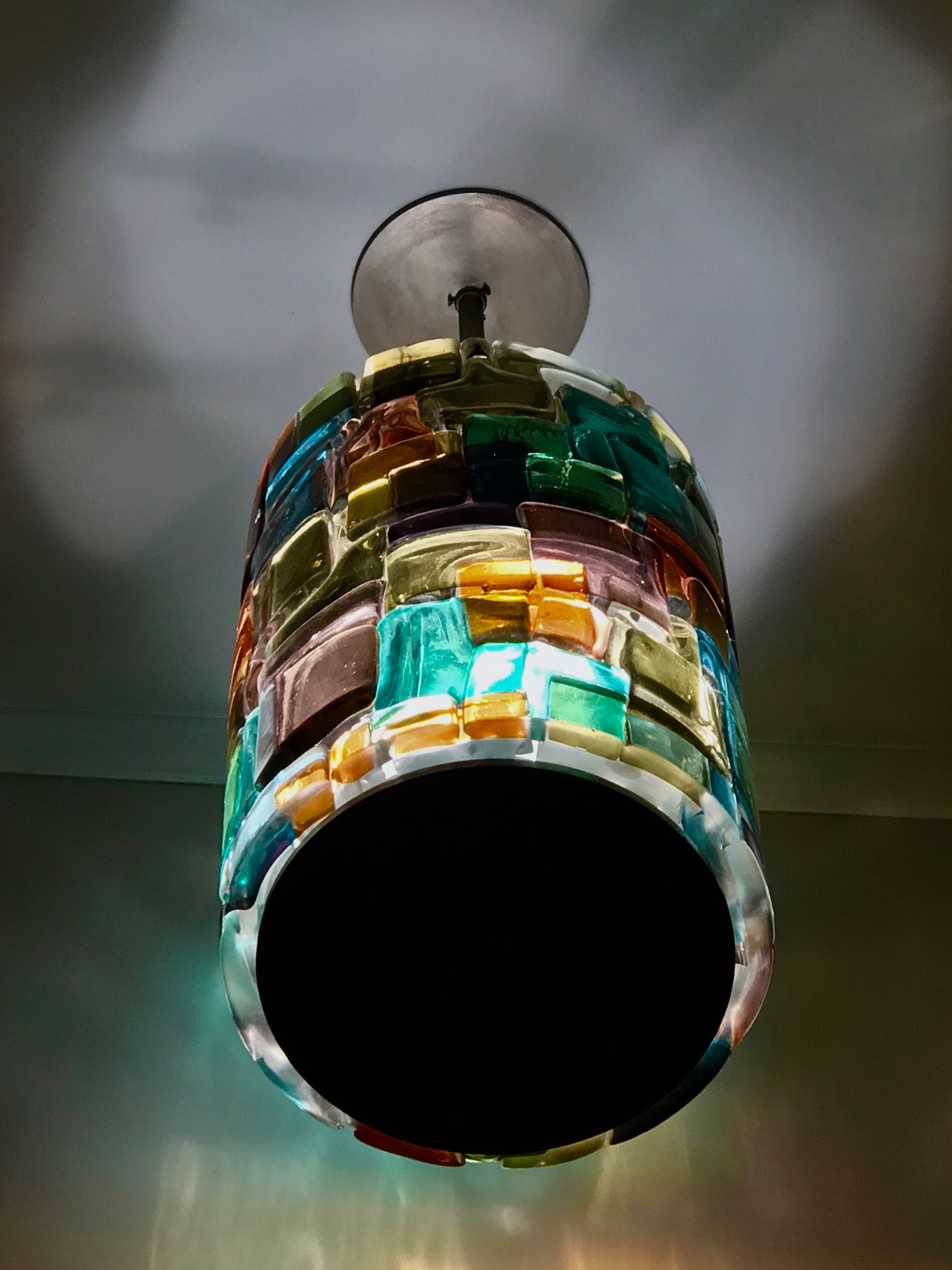 Colored Patchwork Cylinder