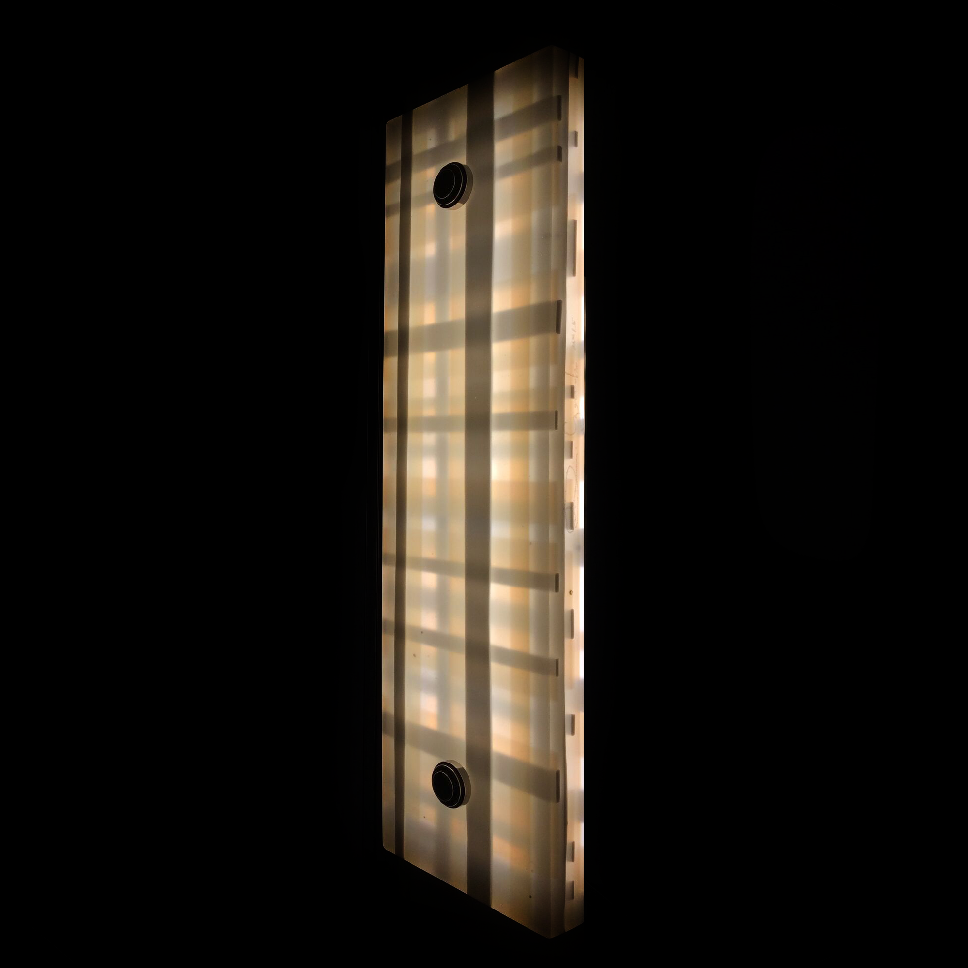 Plaid Flat Rectangle Sconce