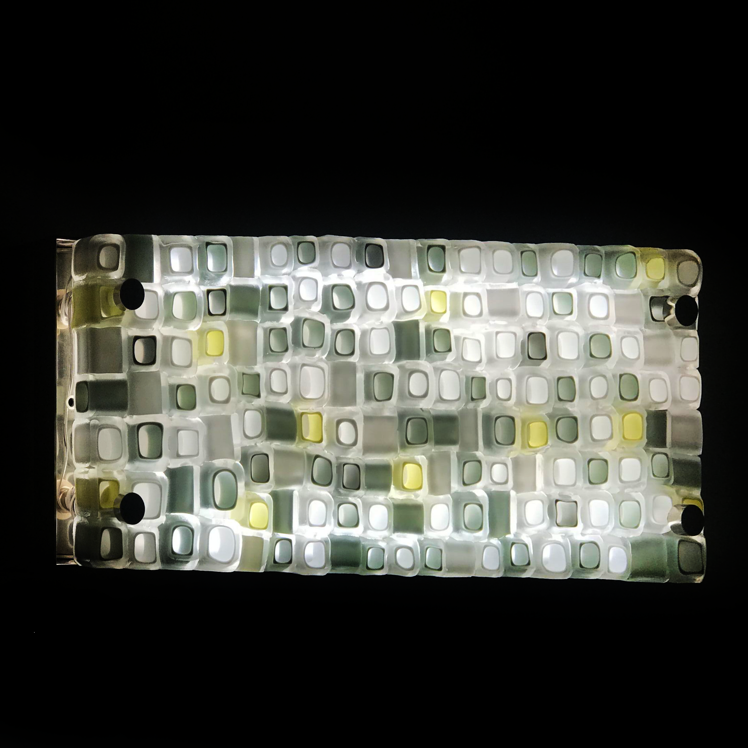 Green Murrinni Rectangle Surface Mount