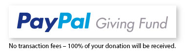 PayPal Giving Fund helps people support their favorite charities online. PayPal receives donations through PayPal, eBay, and other technology platforms and makes grants to its donors' recommended charities. PayPal Giving Fund is an IRS-registered 501(c)(3) public charity (Federal Tax ID: 45-0931286). Learn more here .