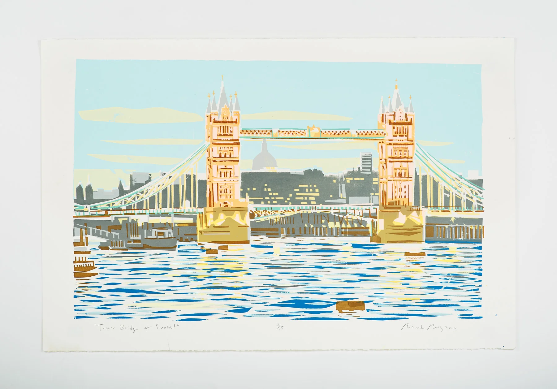 "Tower Bridge at Sunset" 2016