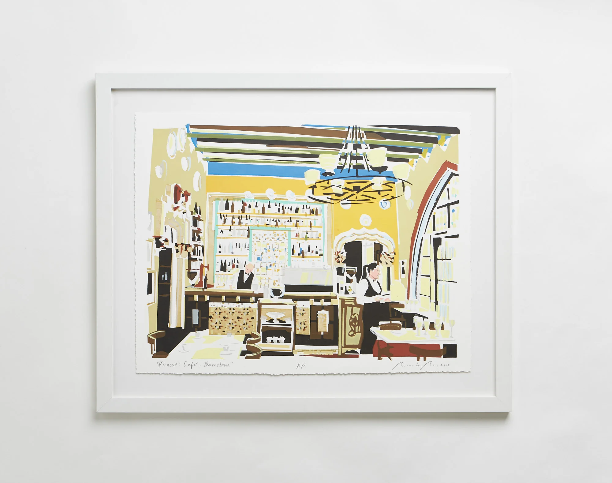 "Picasso's Cafe, Barcelona" 2015