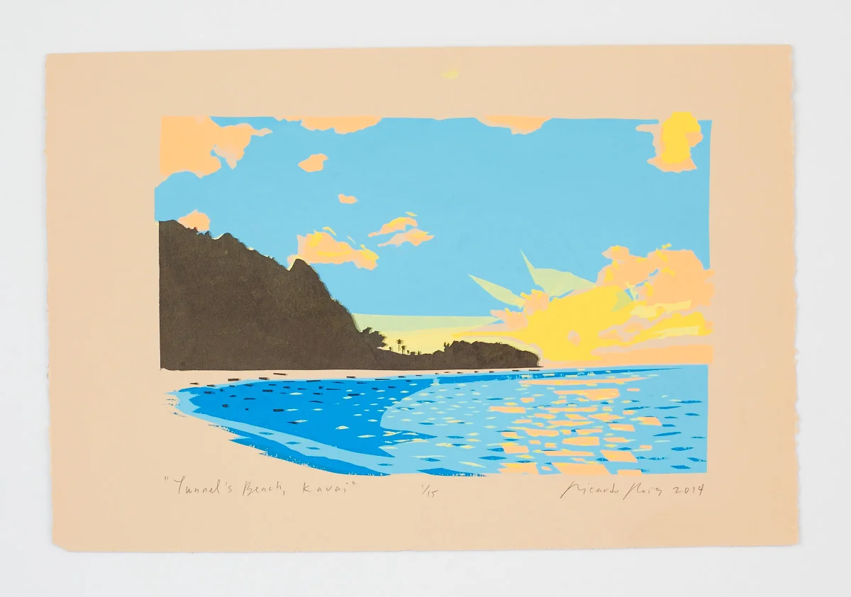 "Tunnel's Beach, Kauai" 2014