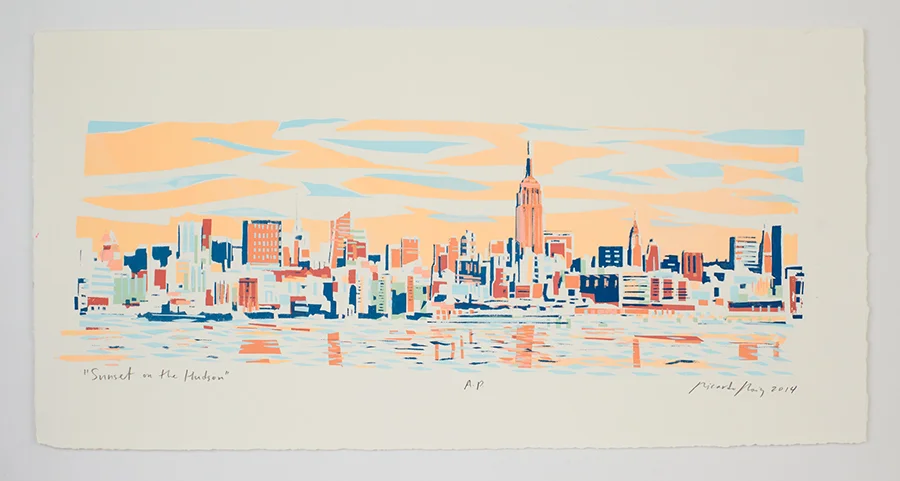 "Sunset on the Hudson" 2014