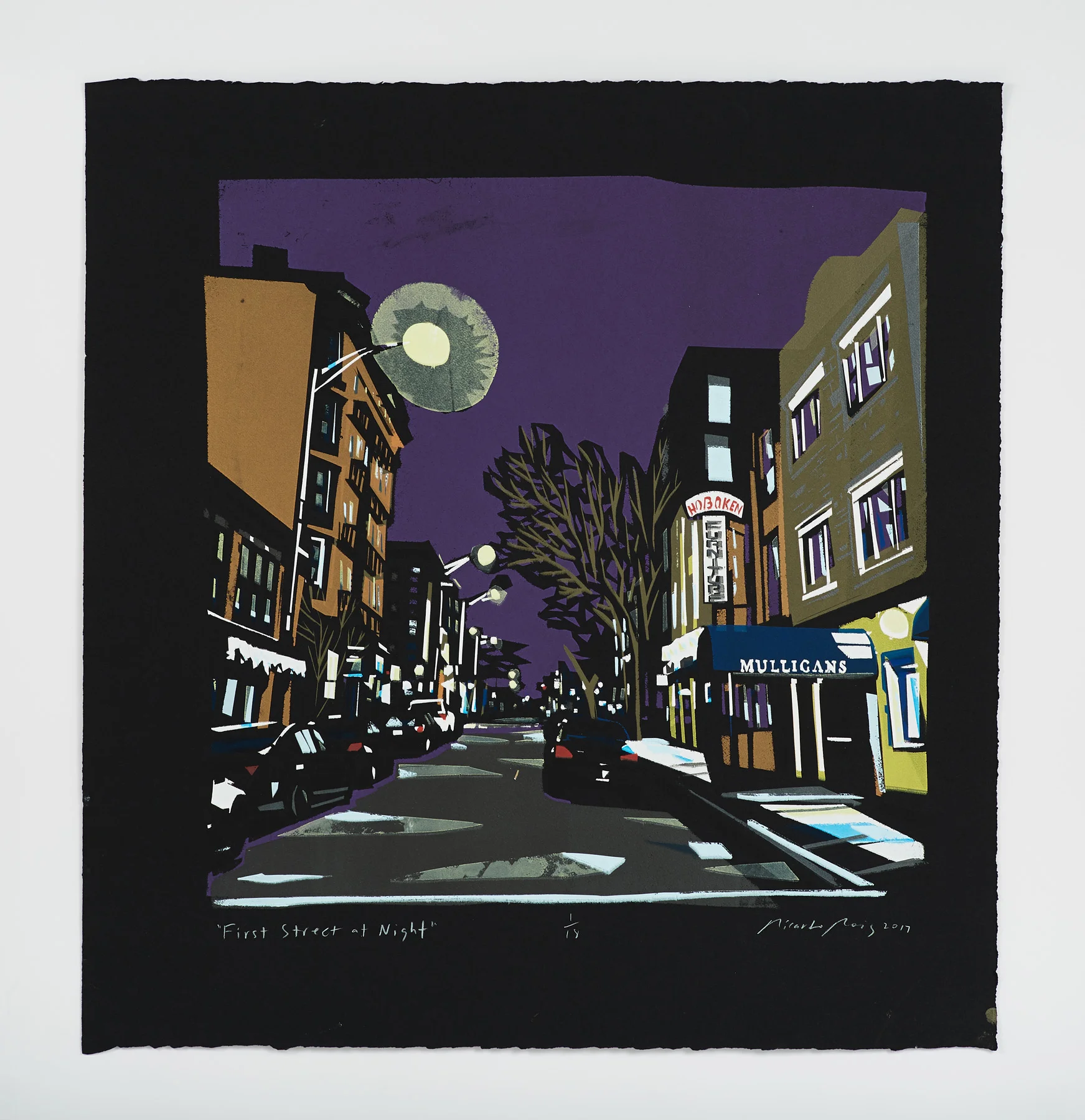 "First Street at Night" 2017