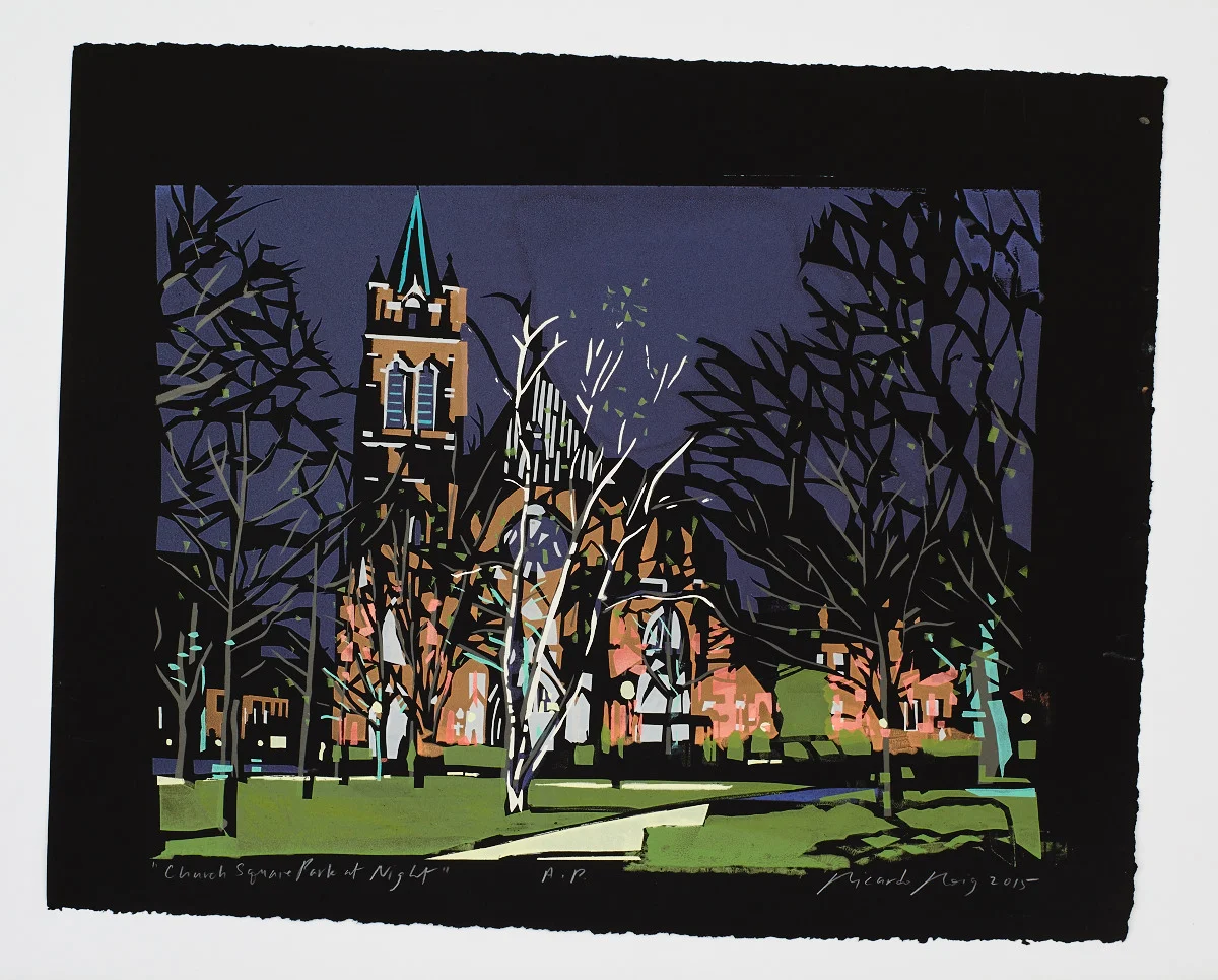 "Church Square Park at Night" 2015