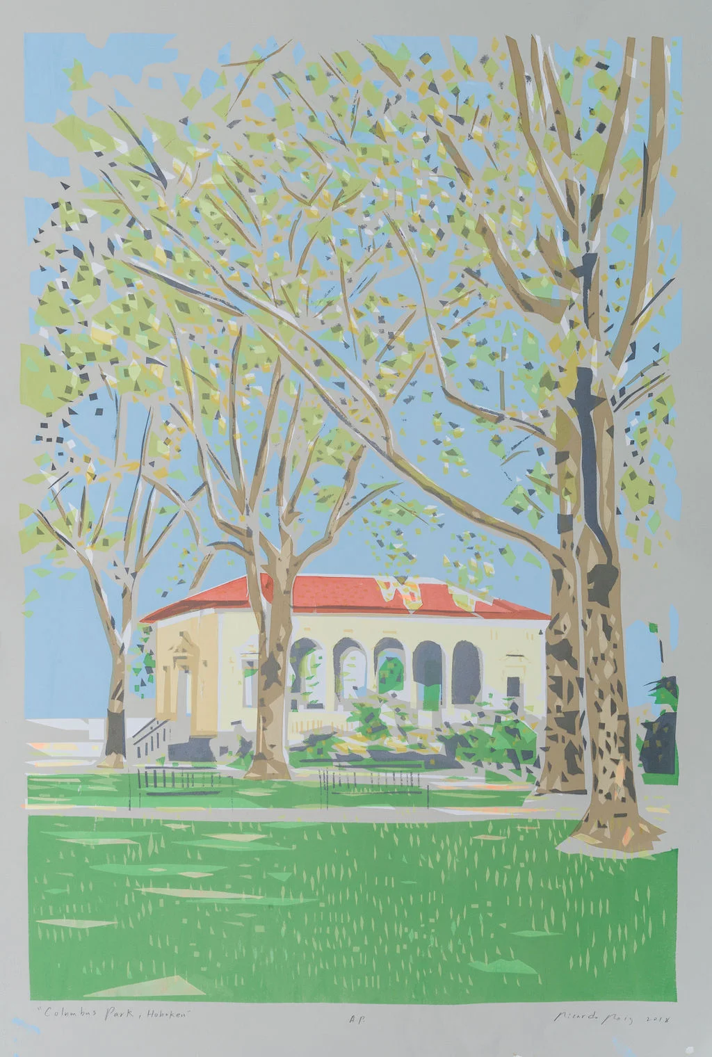 "columbus Park, Hoboken" 2018
