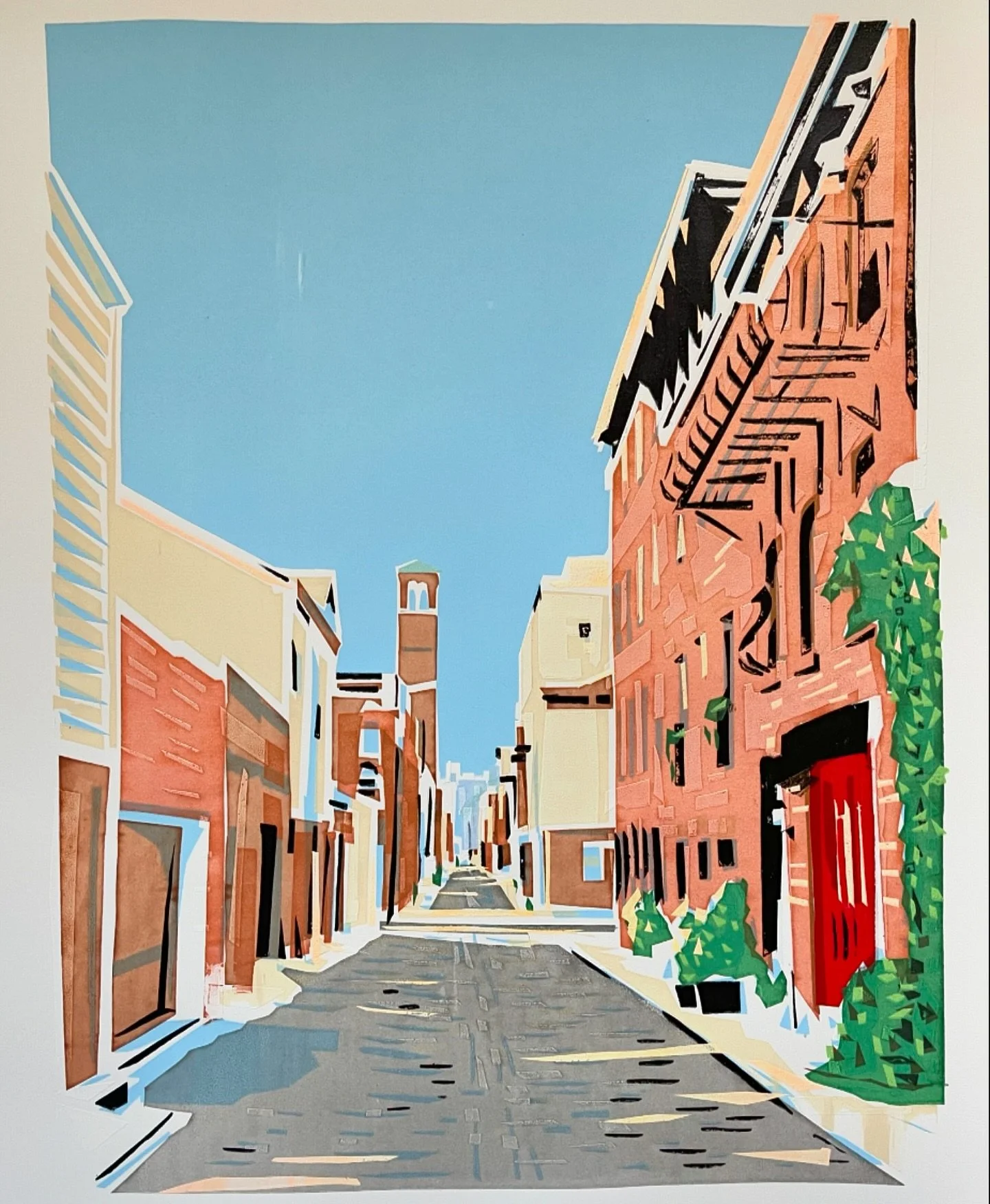 See you Sunday @ 252 First St 12-6PM for the Hoboken Studio Tour 

Releasing this new edition &ldquo;Court St, Hoboken&rdquo; 15&rdquo; x 22&rdquo; Original limited edition of 18 hand cut prints 2024

#courtstreet
#courtst 
#hoboken
#courtsthoboken 
