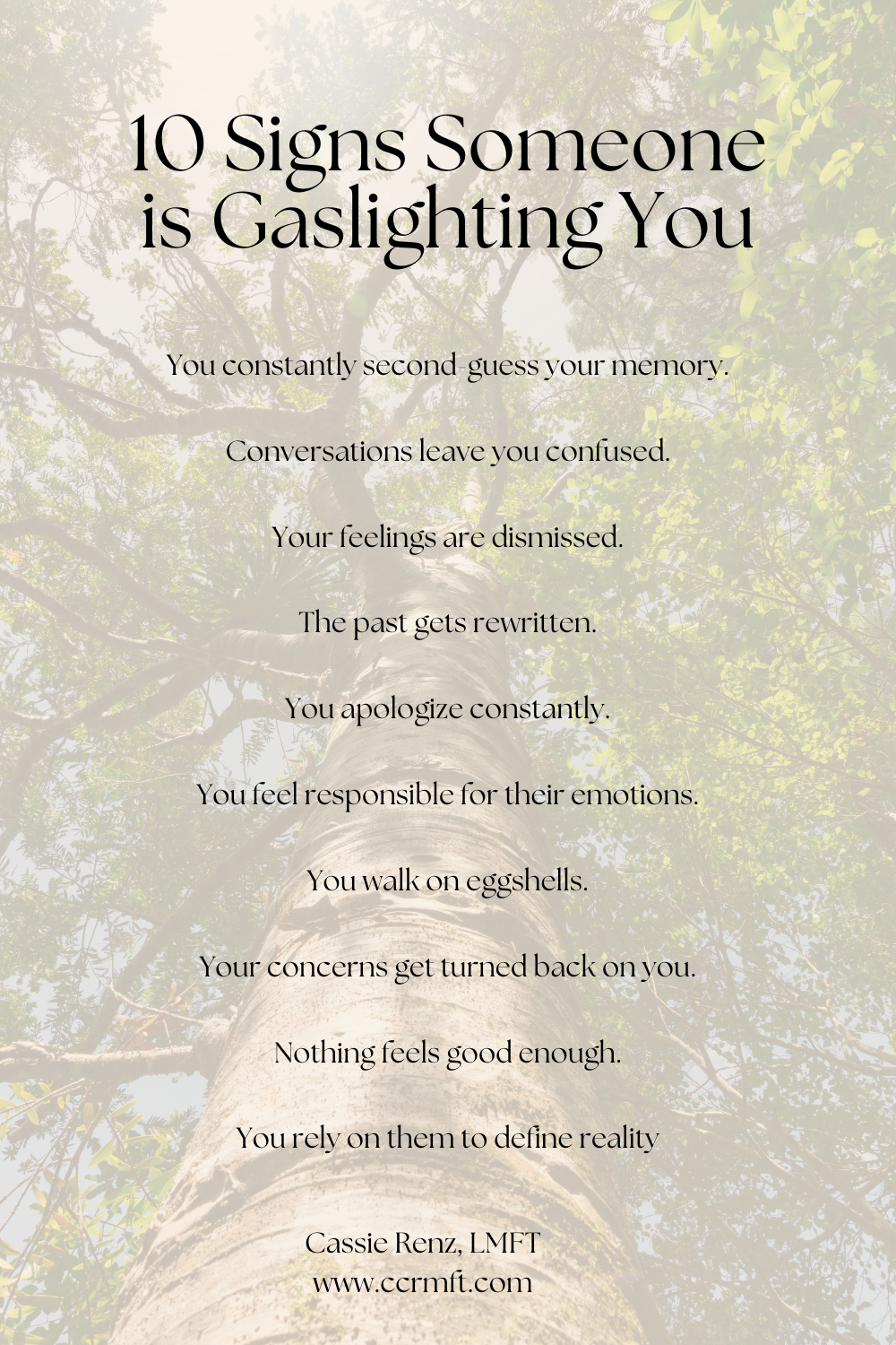 10 signs someone is gaslighting you in a relationship