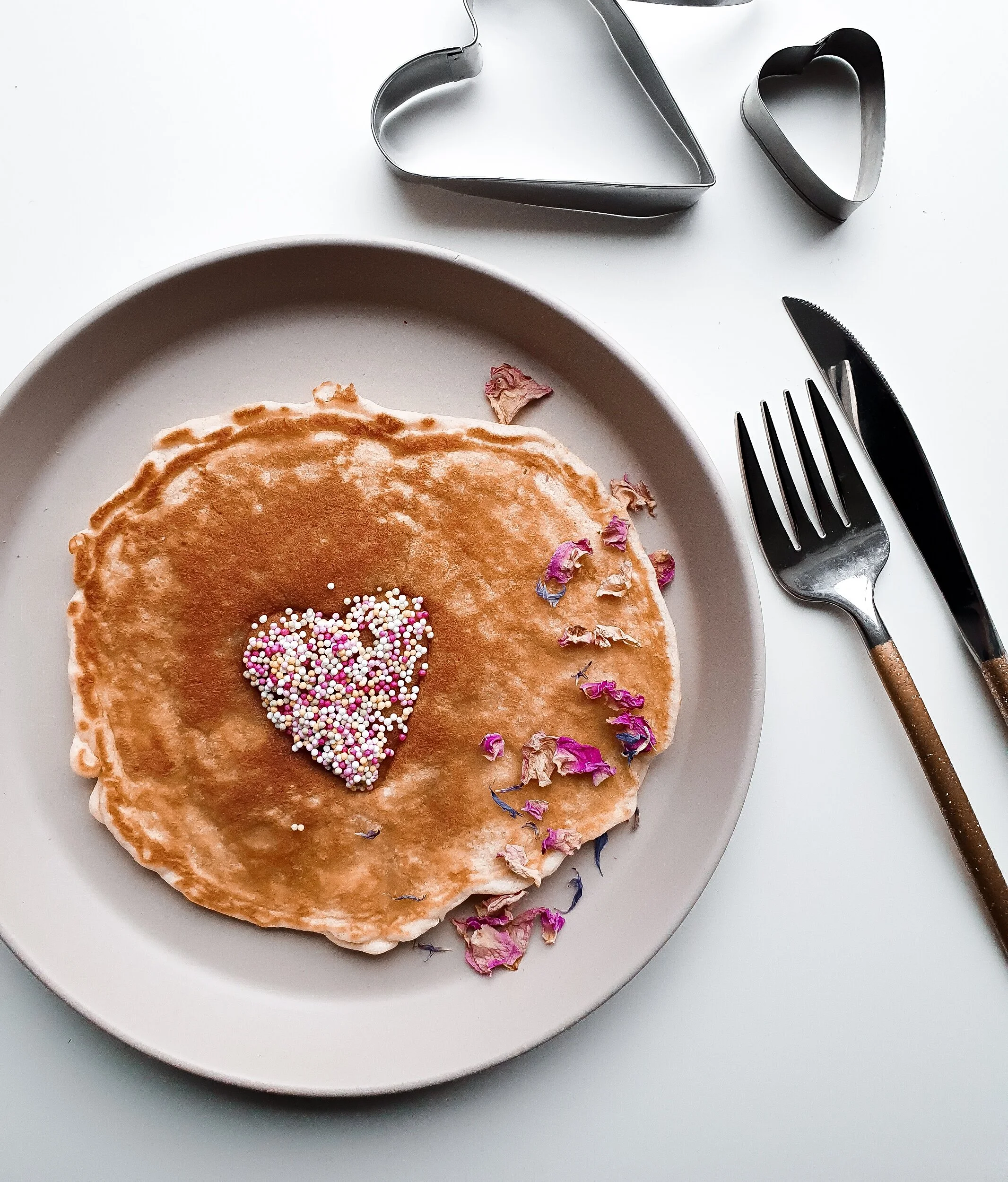 valentine pancakes