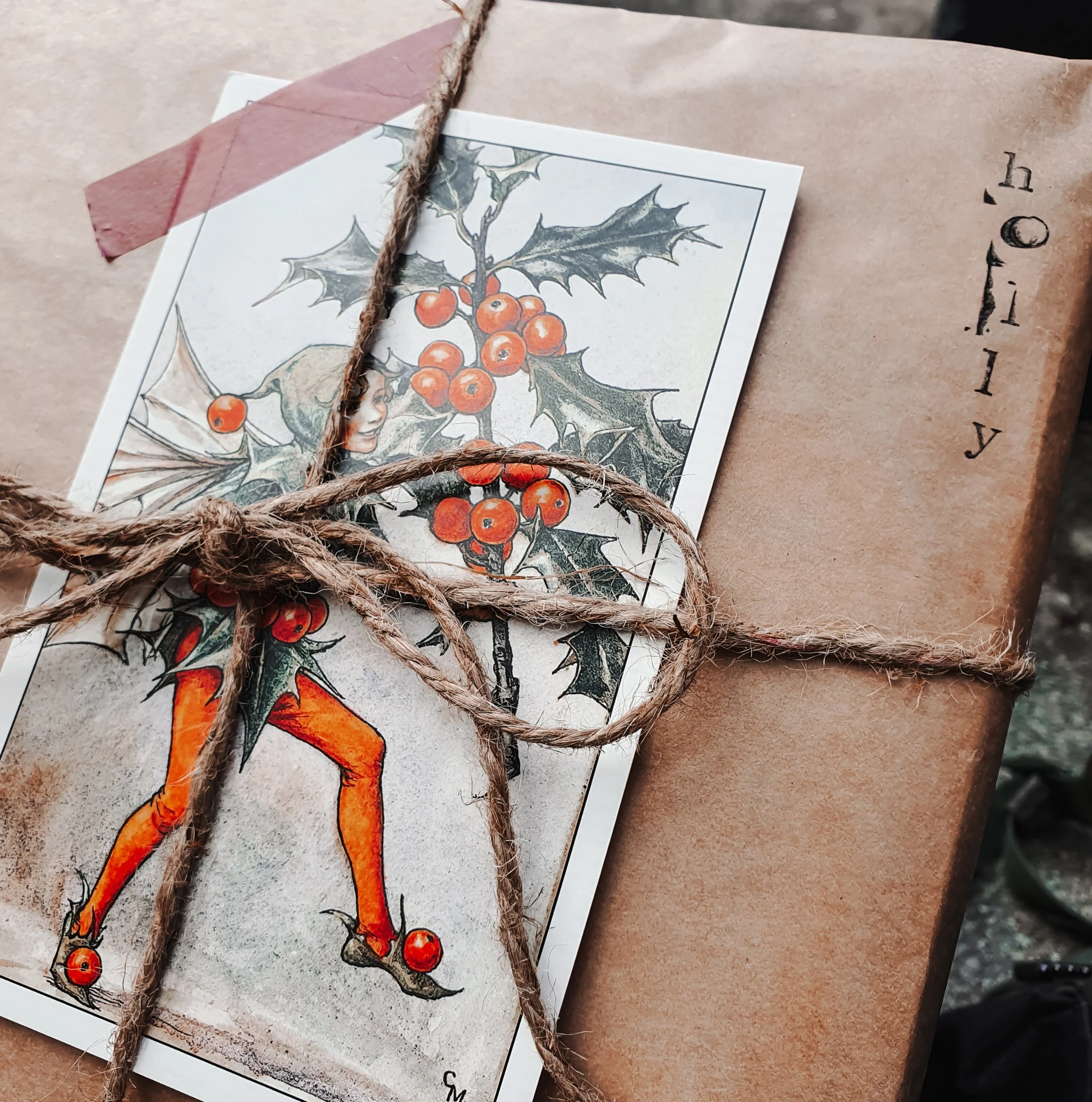 eco christmas wrapping