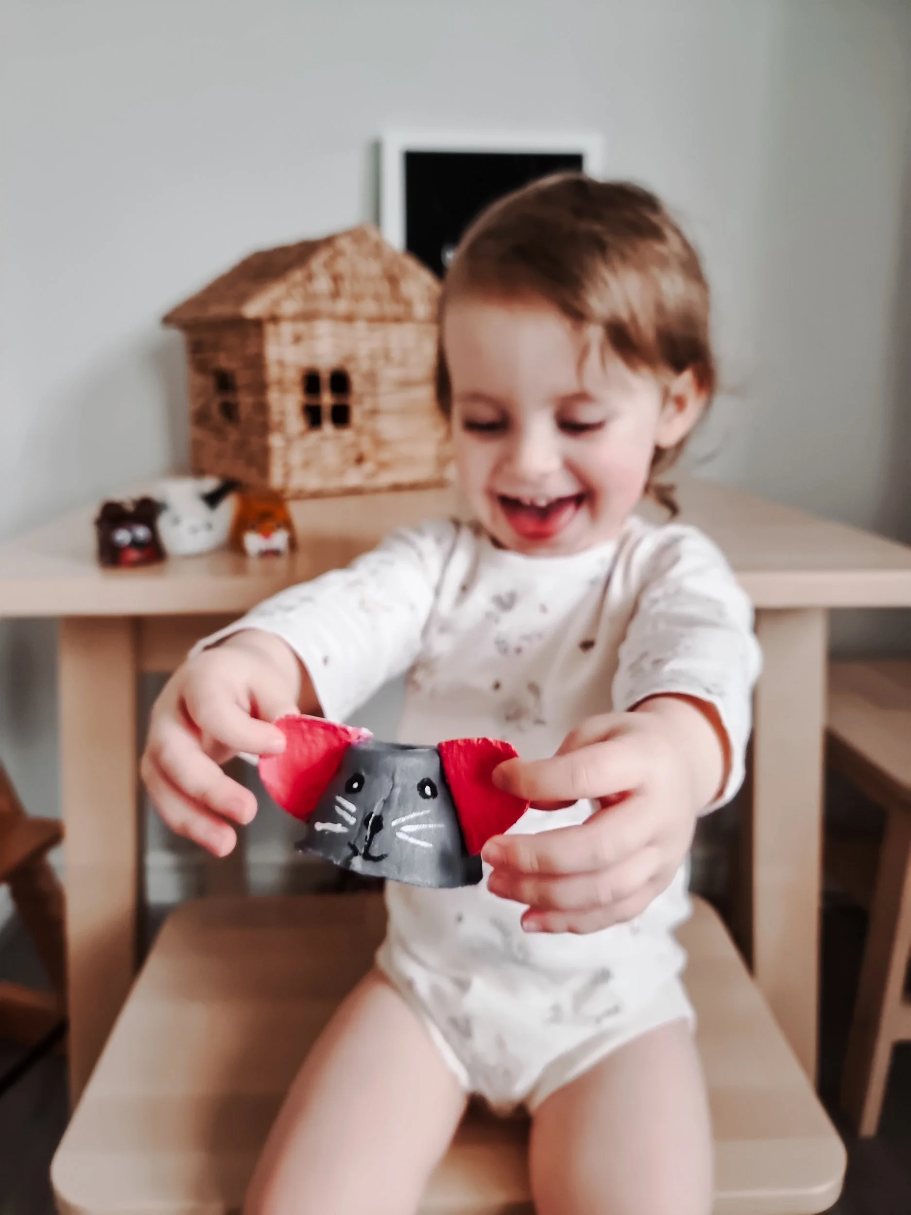 egg carton animals