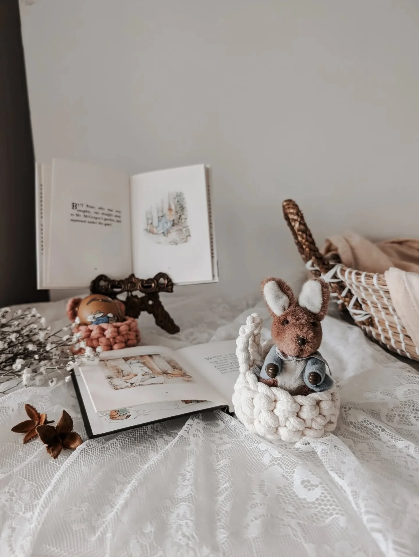 Somehow Easter has crept up on me this year!
No new eggs have been painted since life has been so beautifully chaotic. I feel the desire to pull out my paintbrush... I just have to find a moment of calm to settle into it! 
&bull;
&bull;
&bull;
&bull;