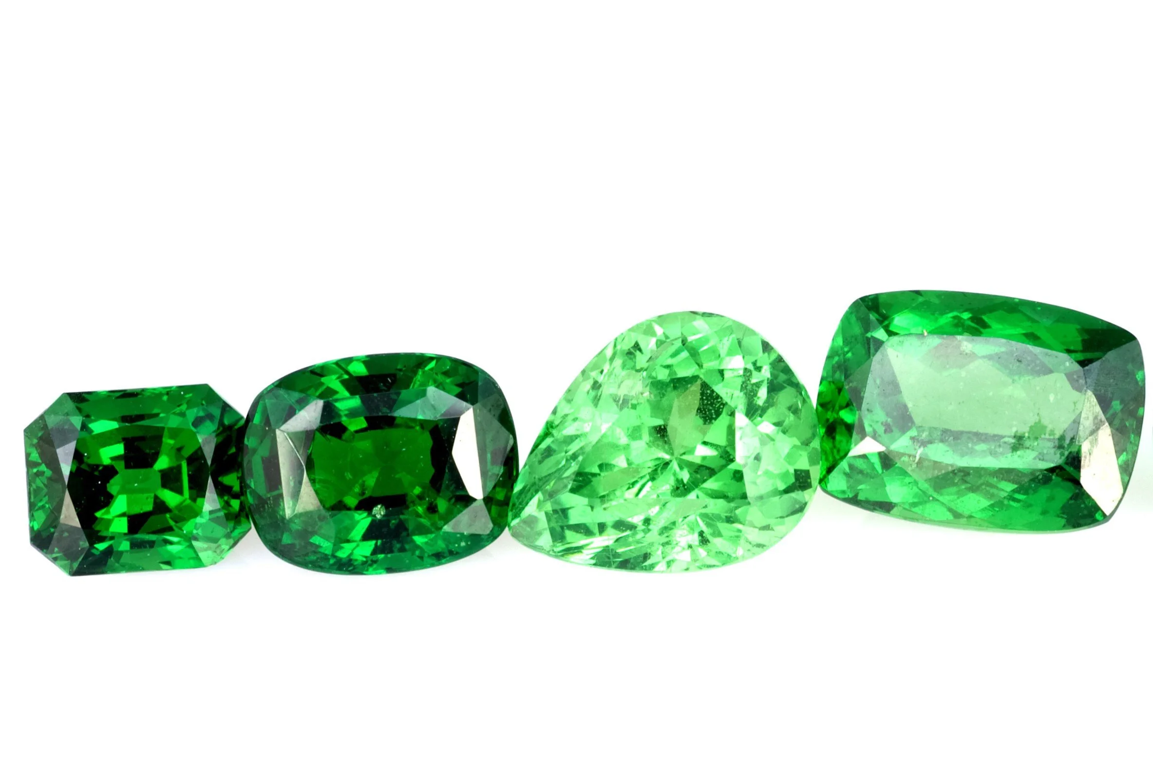 Green garnets