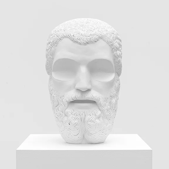 Brutalist , Plaster, 12 x 7.5 x 9 in, 2019