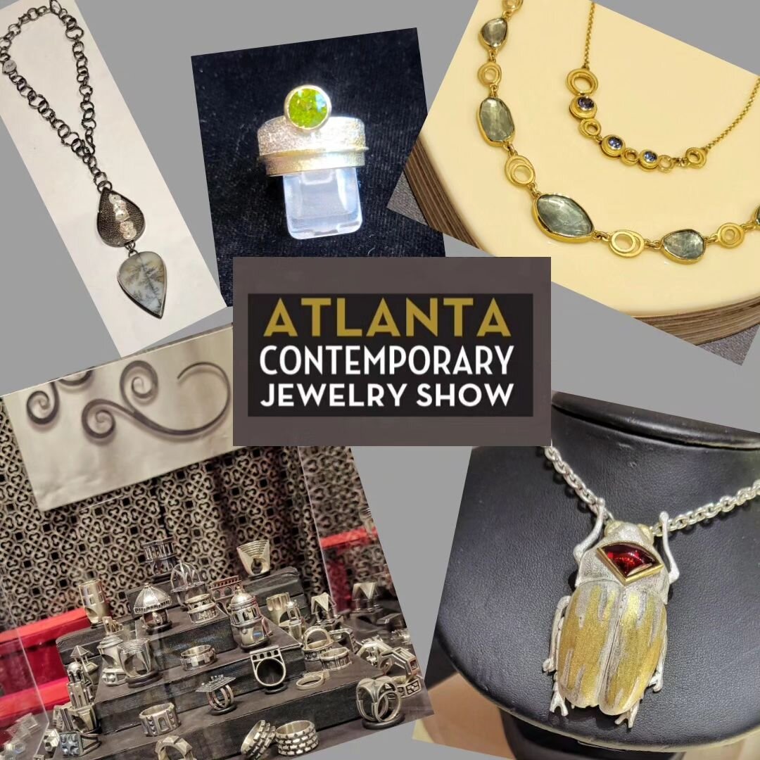 Today is your last chance to touch, try on, and maybe find that perfect piece that is uniquely you. Check out these pieces by @chapmanmetals, @taiandtiara, @meganclarkjewelry, @donnavjewelry and @sethmichaelstudio, as well as 25 other amazing contemp