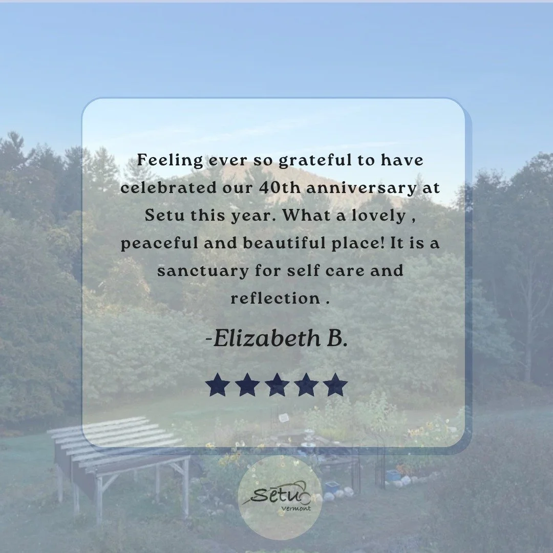 There&rsquo;s something meaningful about hearing how Sētu Vermont has touched someone&rsquo;s life. If you feel called to share a few words about your experience here, we&rsquo;re always grateful to receive them. 🤍

Leave a review here:
https://g.pa