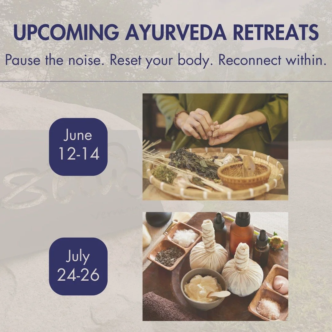 When was the last time you truly felt rested?

Not just caught up on sleep, but deeply settled in your body.

When was the last time your nervous system had space to exhale?

At Sētu Vermont, our upcoming Ayurveda retreats are an invitation to pause 