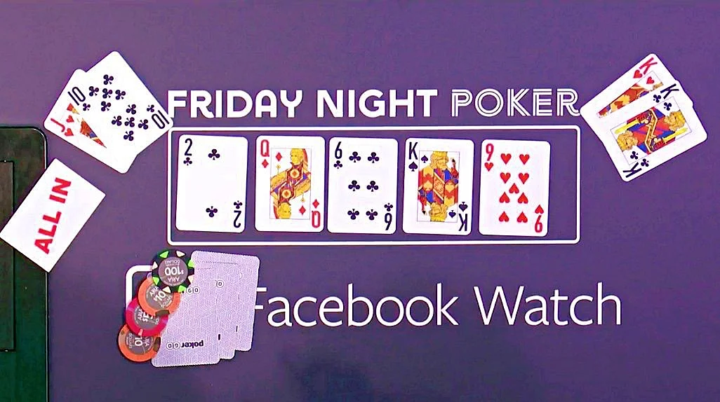 Pre-flop all-in on Friday Night Poker with Matt Berkey & David Williams & Faded Spade cards.