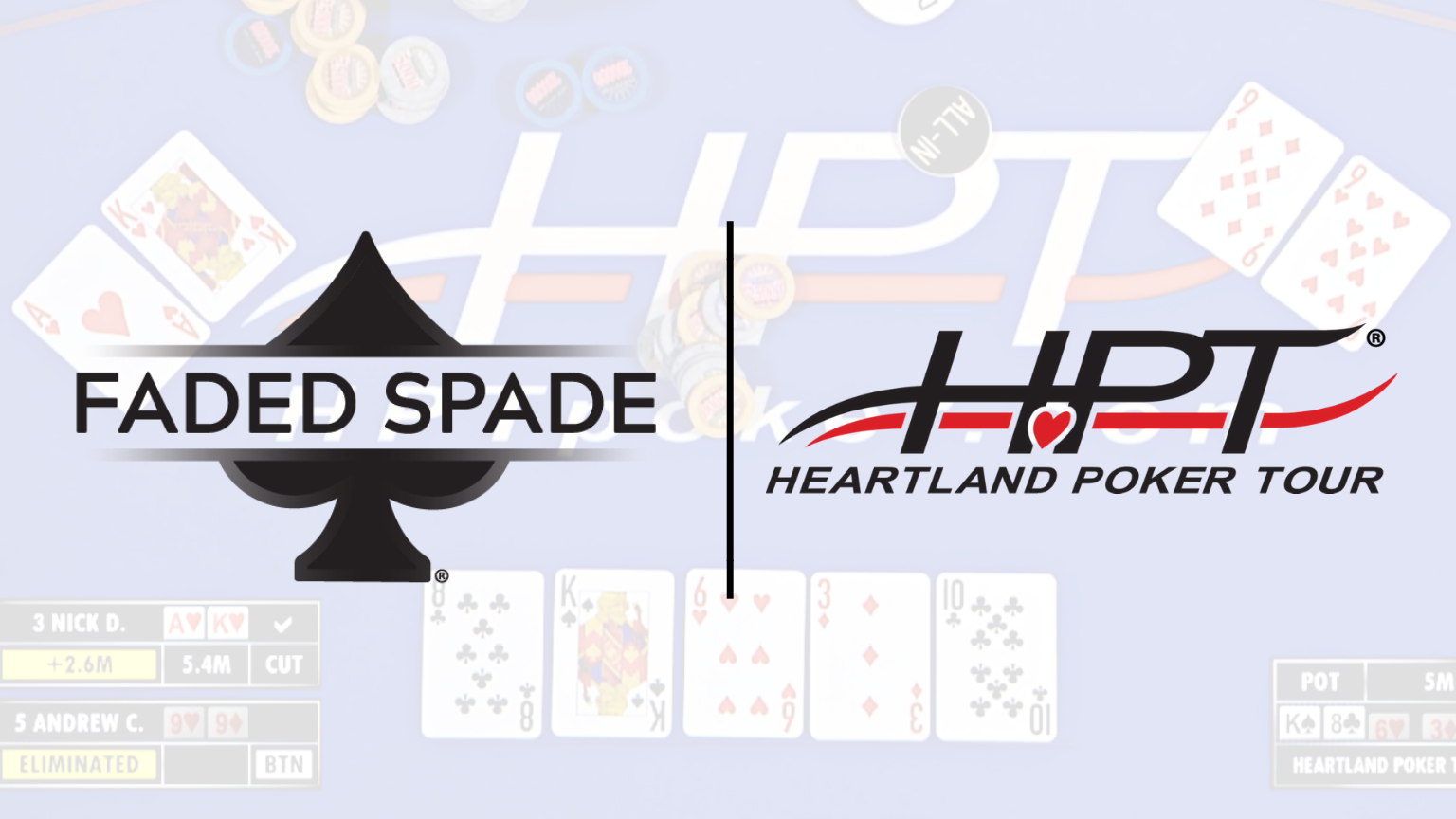 Faded Spade Poker Playing Cards Heartland Poker Tour
