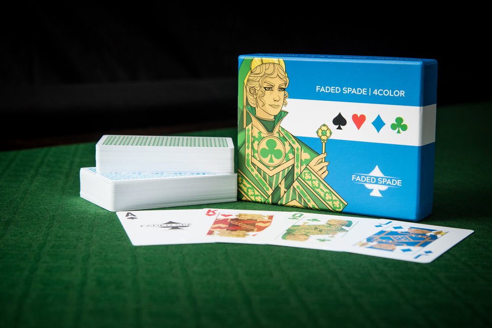 Four Color 3.0 Playing Cards (Bridge & Poker)