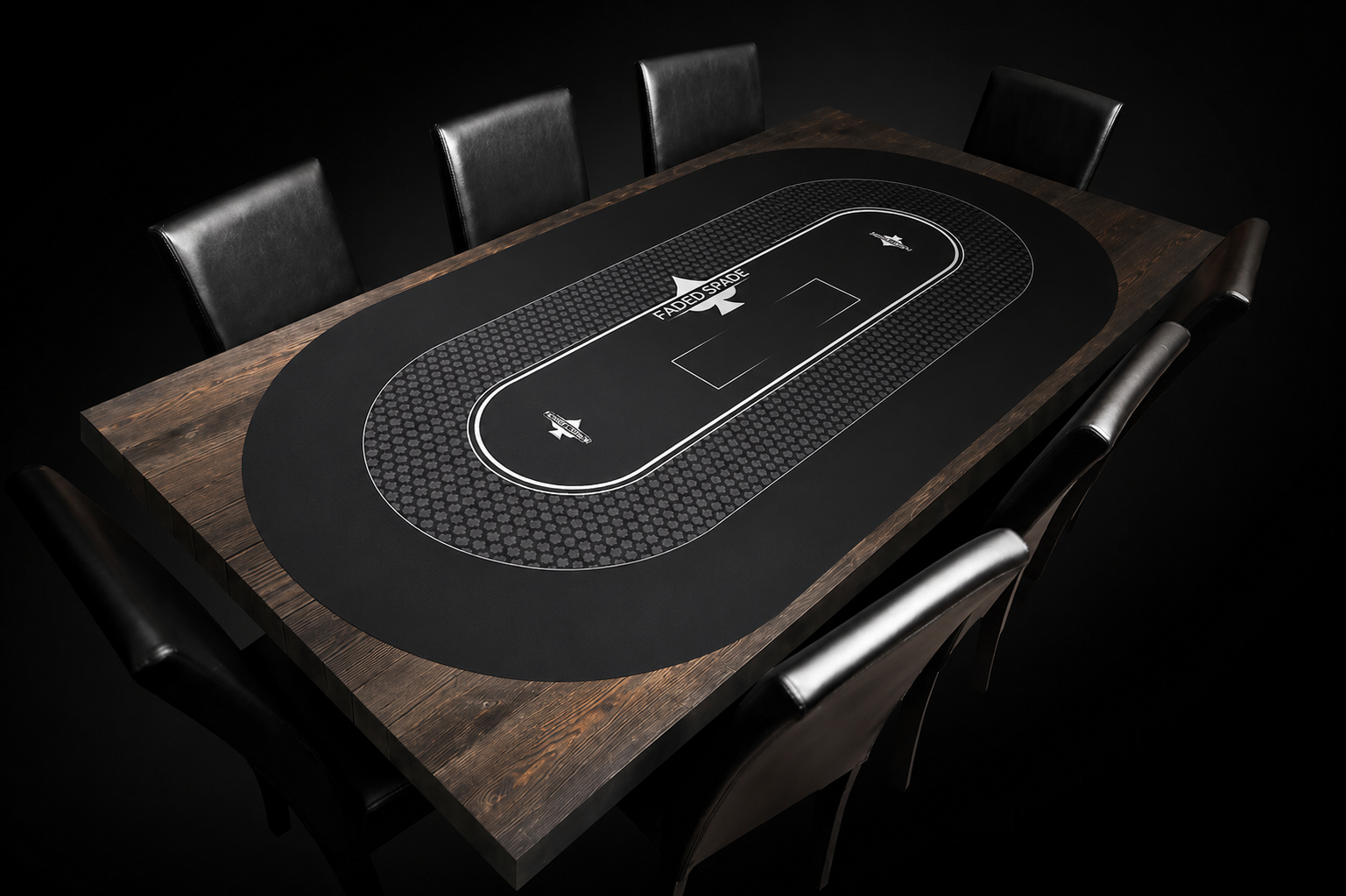Faded Spade Poker Table Mats