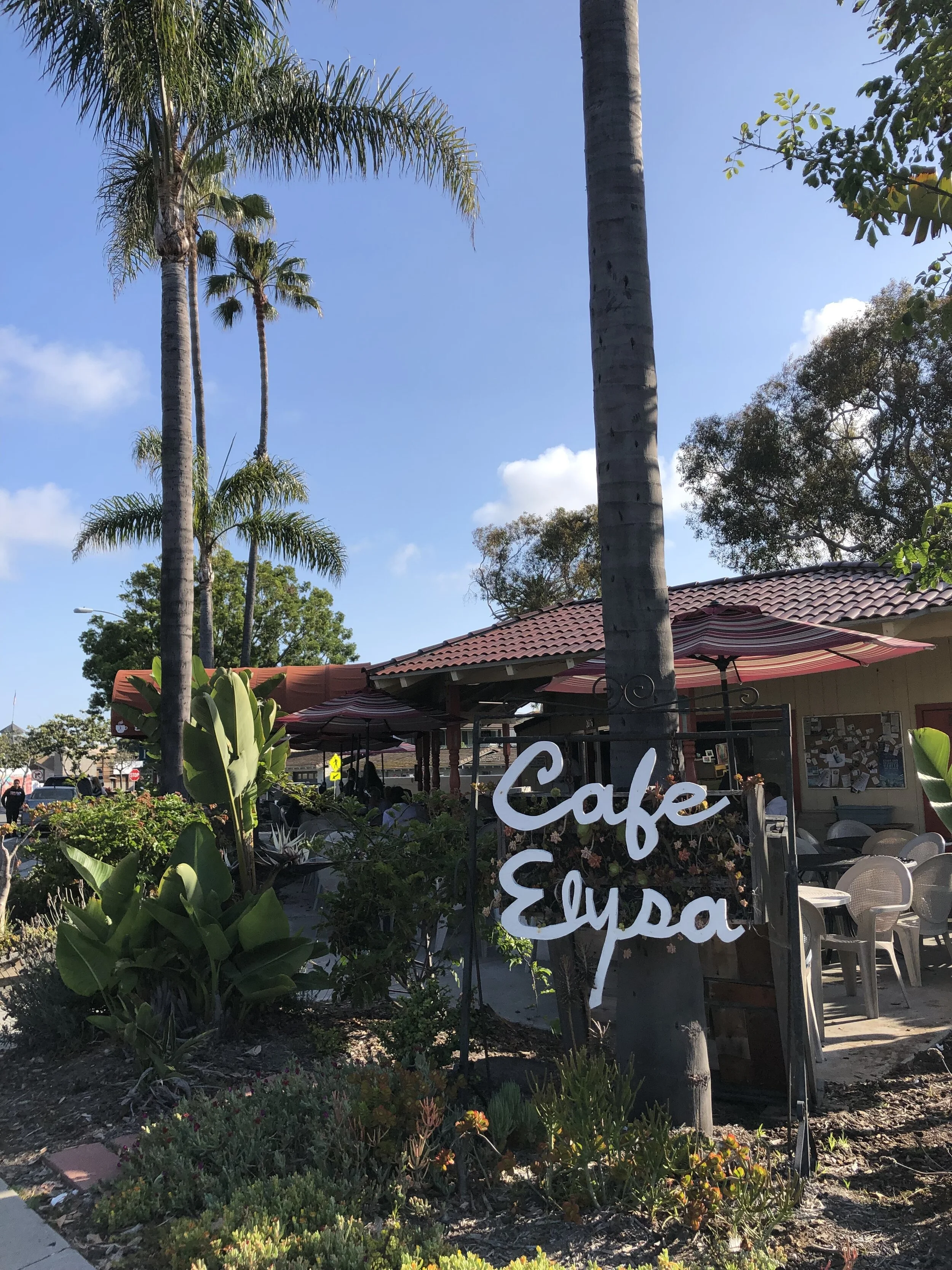 A quick walk from our home away from home was Cafe Elysa . They had a ton of coffee flavors and simple, straightforward options for breakfast. The baked pastries all looked yummy, as well.