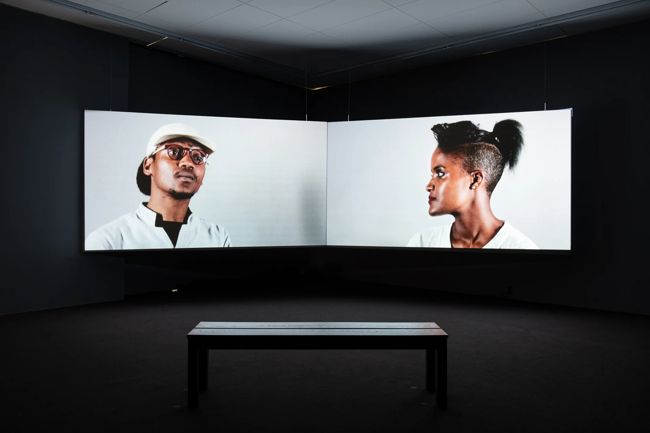 Sue Williamson, It’s a pleasure to meet you , 2016, Two channel video: 24.4 mins