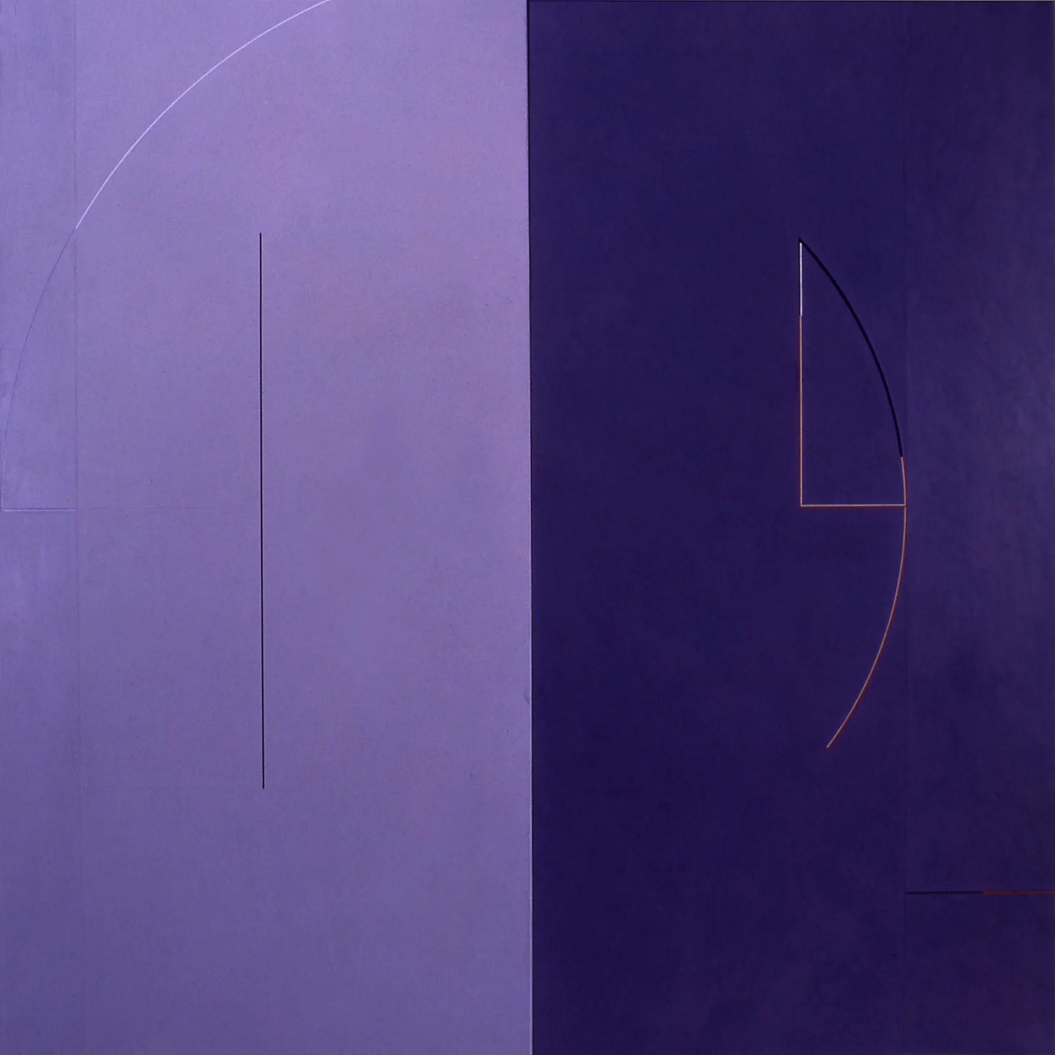 Janus XII, 1986, Acrylic on canvas over panels, 72 x 72 inches.