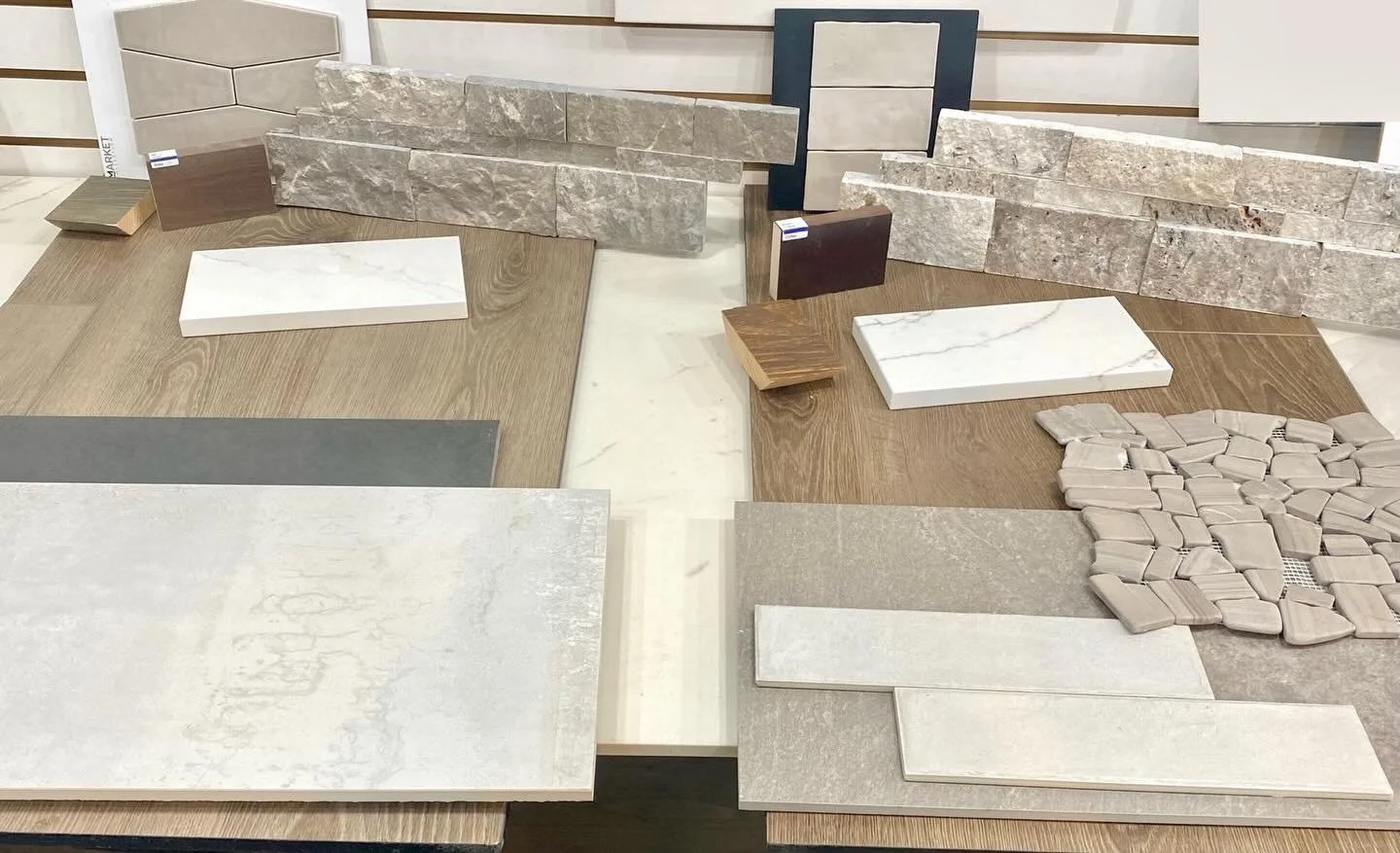 Exploring design options with two distinct, yet coordinated selections! One leans slightly more mountain modern, while the other features a few transitional touches. Both evoke warmth, invitation, and neutrality &mdash; making them appealing to all. 